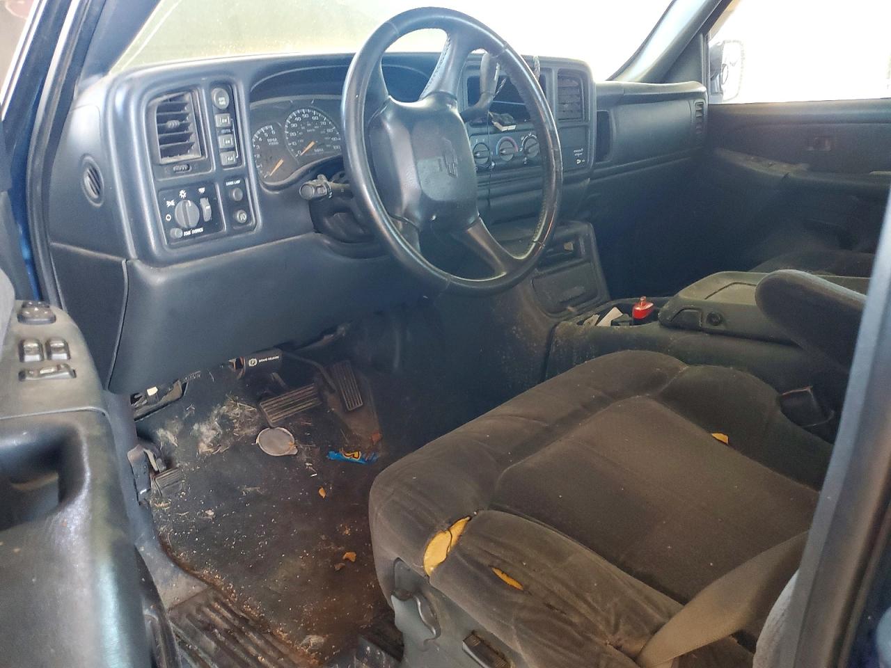 2001 Chevrolet Silverado K1500 Синий vin: 2GCEK19T711364733
