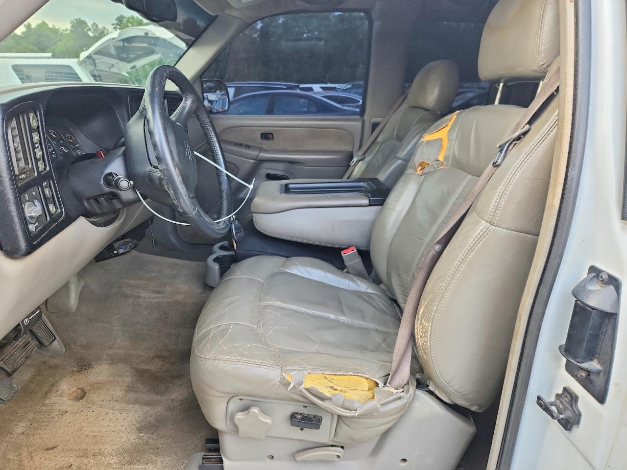 2002 Chevrolet Silverado K1500 White vin: 2GCEK19T721362689