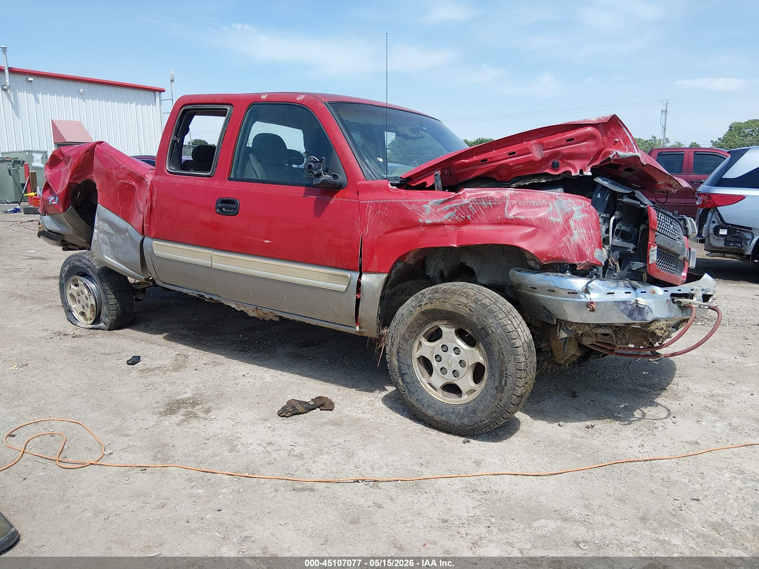 2003 Chevrolet Silverado 1500 Ls Red vin: 2GCEK19T731249195