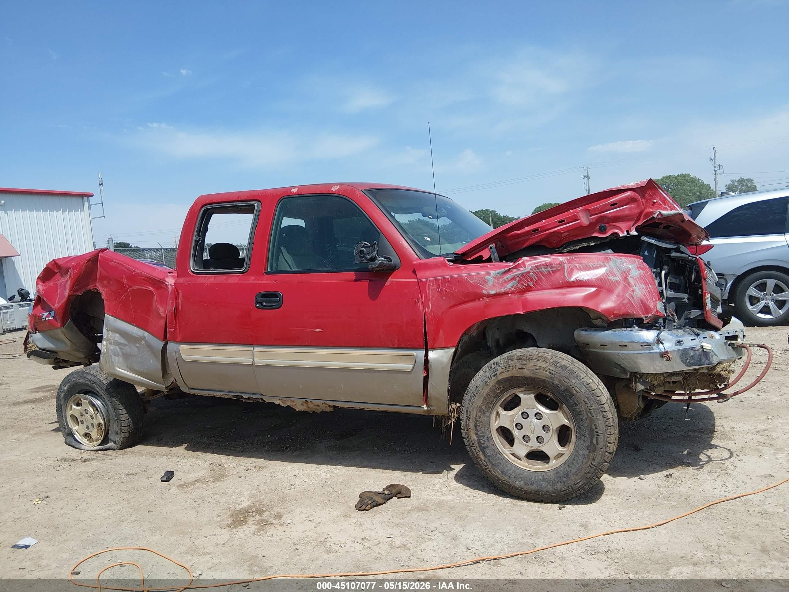 2003 Chevrolet Silverado 1500 Ls Red vin: 2GCEK19T731249195