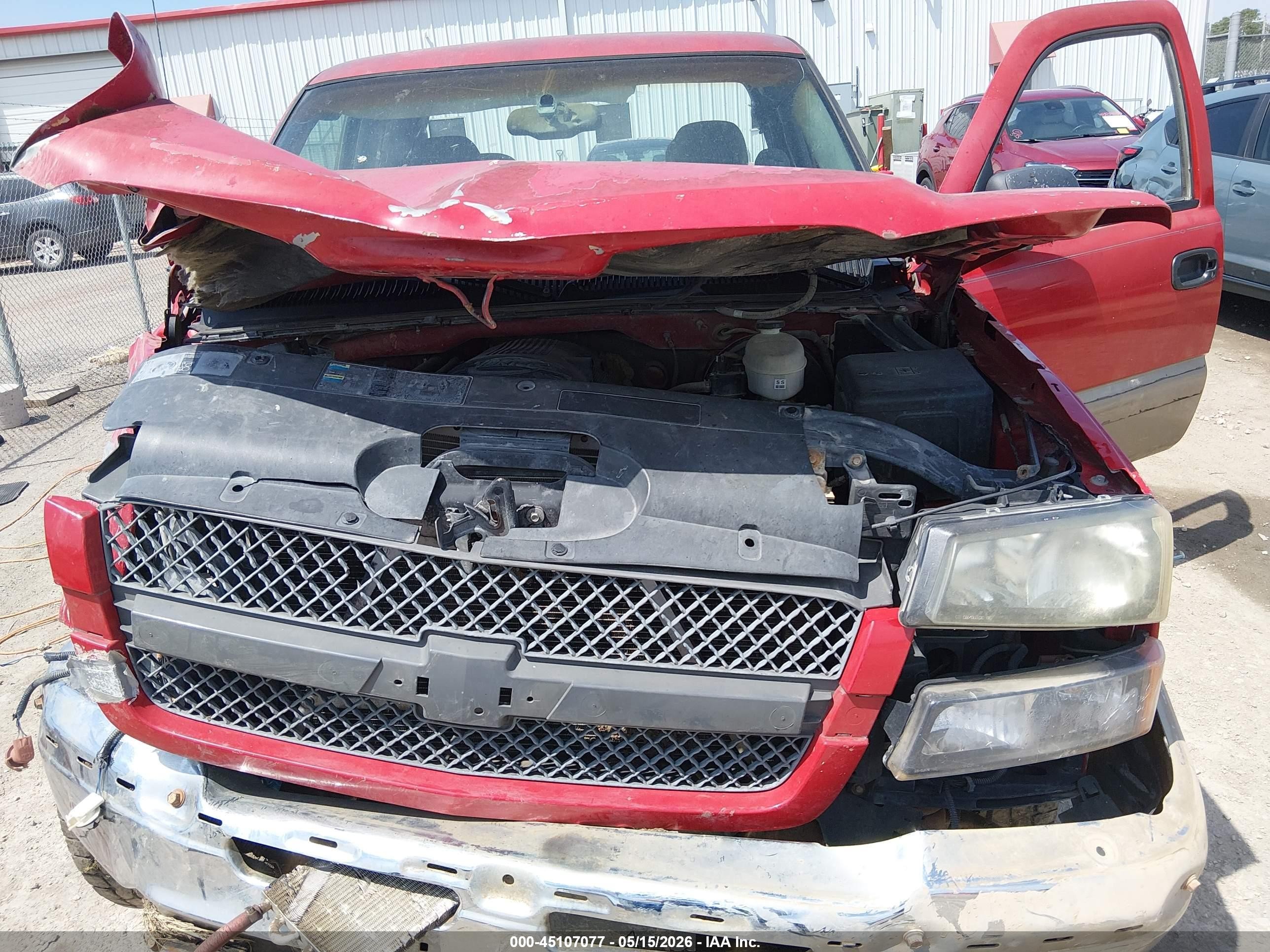 2003 Chevrolet Silverado 1500 Ls Red vin: 2GCEK19T731249195