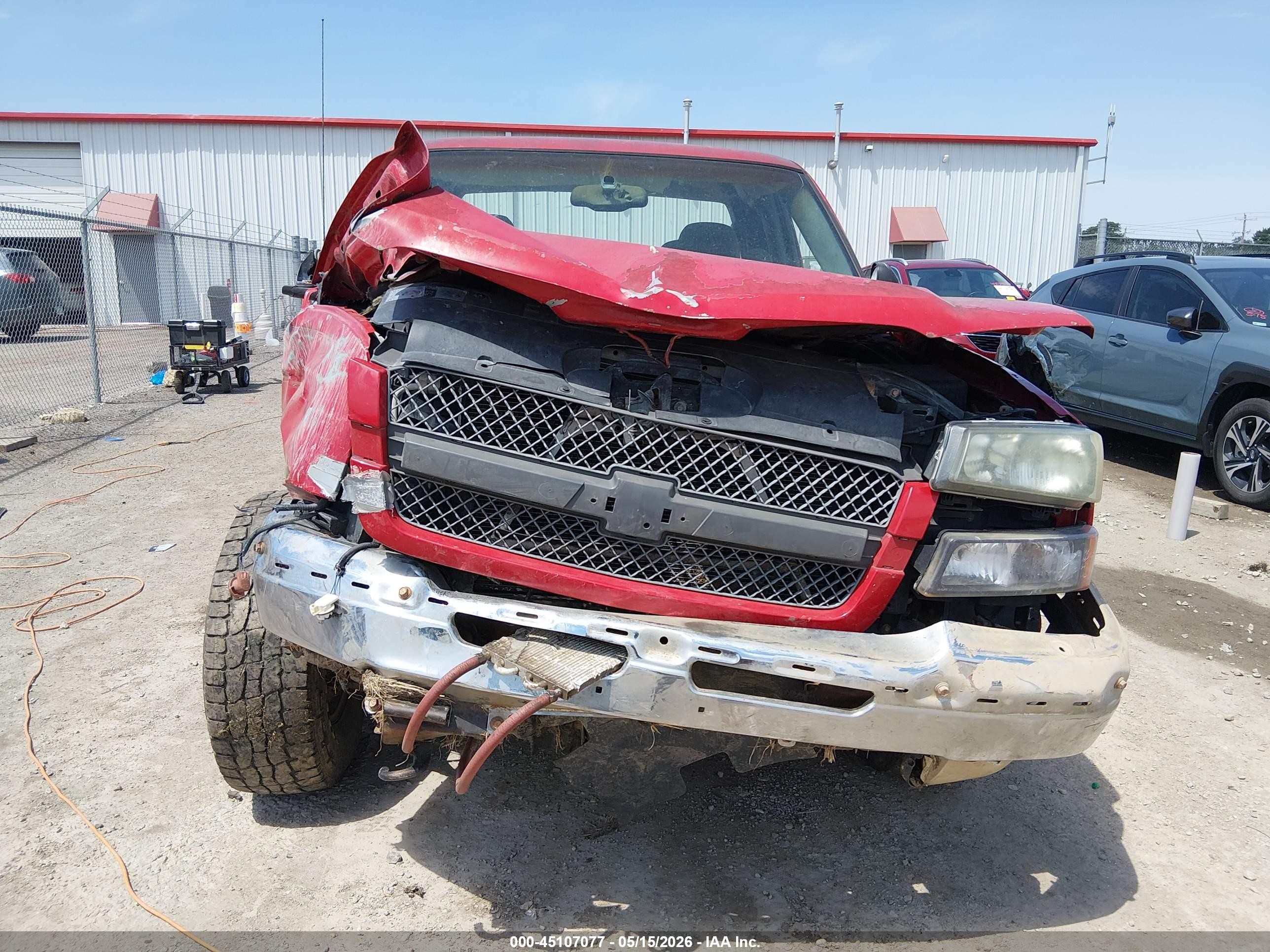2003 Chevrolet Silverado 1500 Ls Red vin: 2GCEK19T731249195