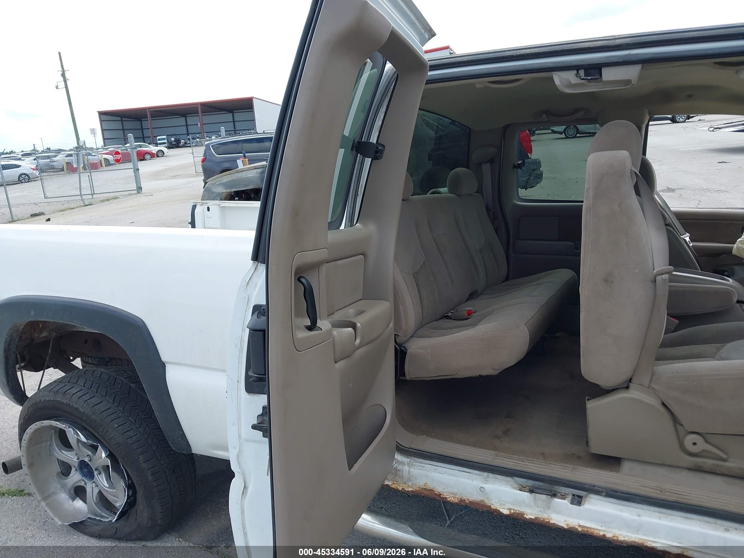 2003 Chevrolet Silverado 1500 Ls White vin: 2GCEK19T731273190