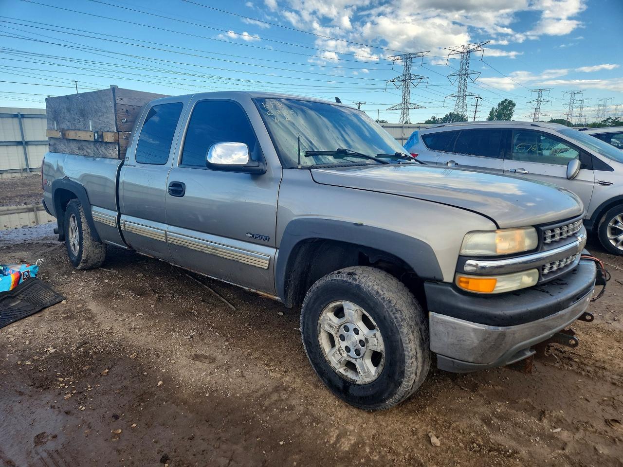2001 Chevrolet Silverado Tan vin: 2GCEK19T811299634