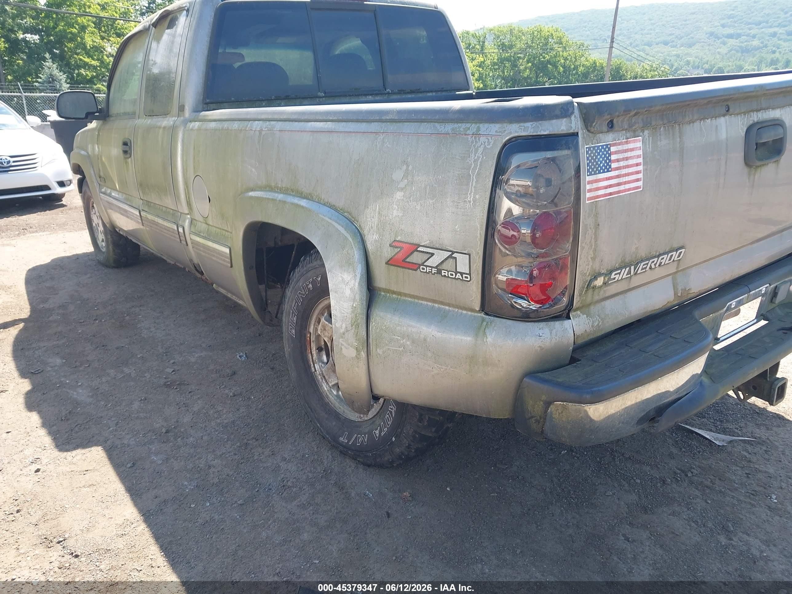 2002 Chevrolet Silverado 1500 Lt Gray vin: 2GCEK19T821119795