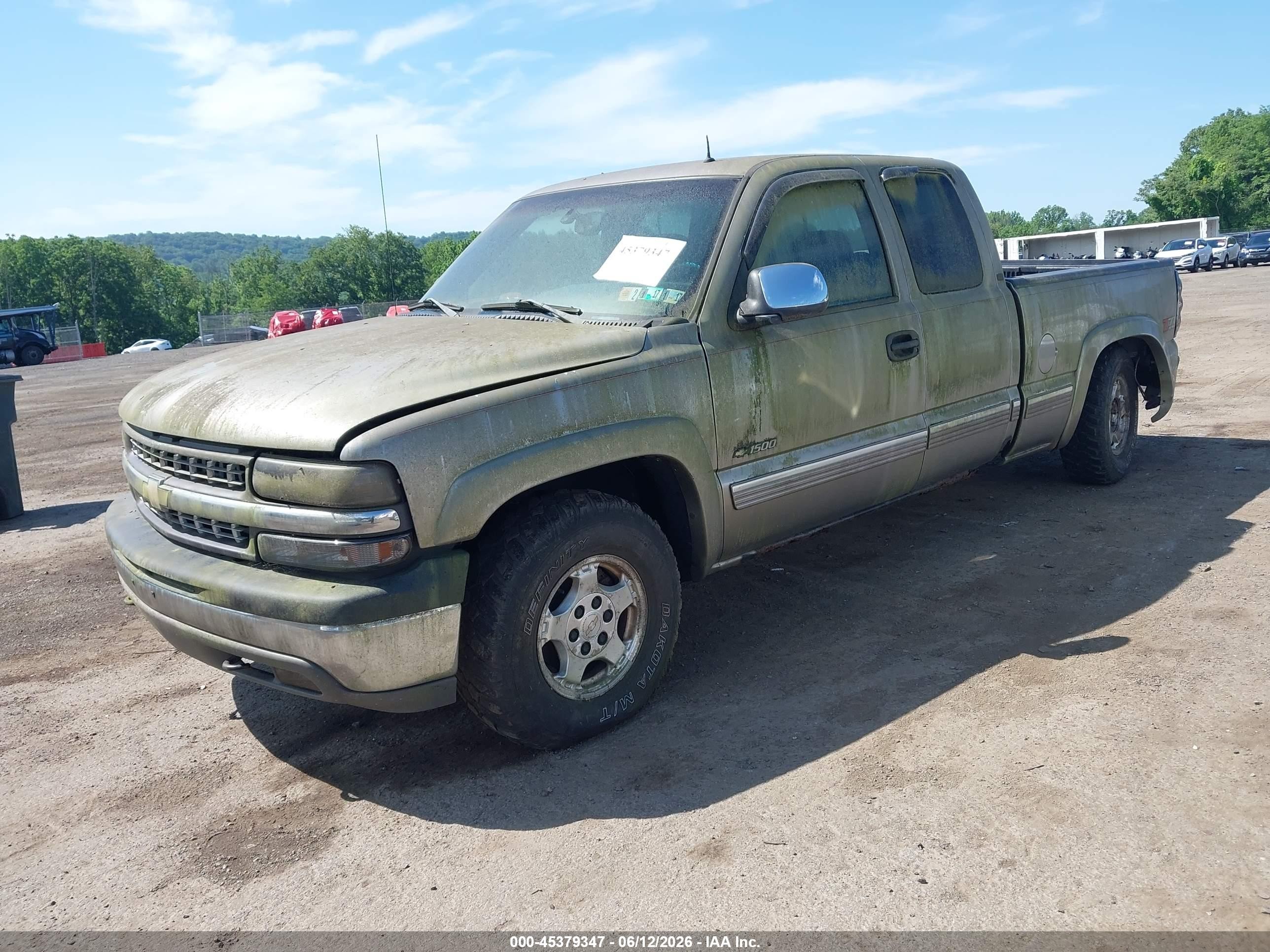 2002 Chevrolet Silverado 1500 Lt Gray vin: 2GCEK19T821119795