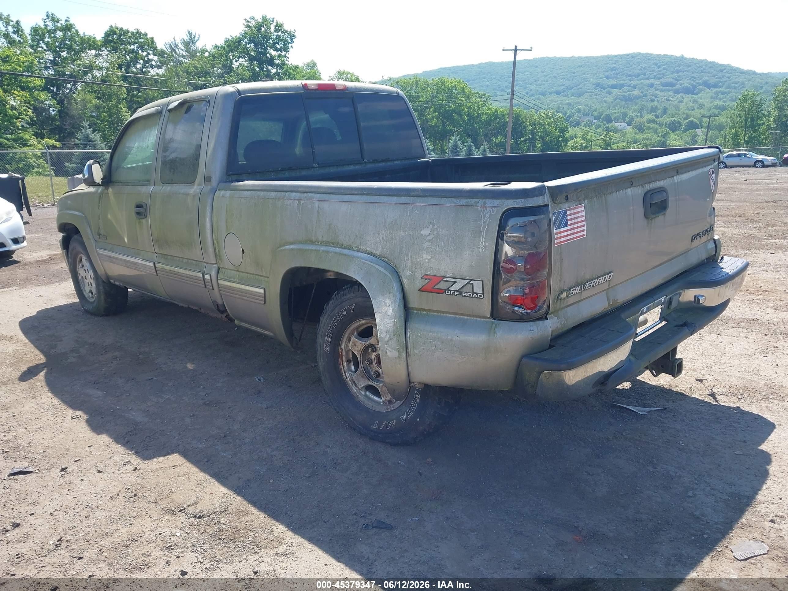 2002 Chevrolet Silverado 1500 Lt Gray vin: 2GCEK19T821119795