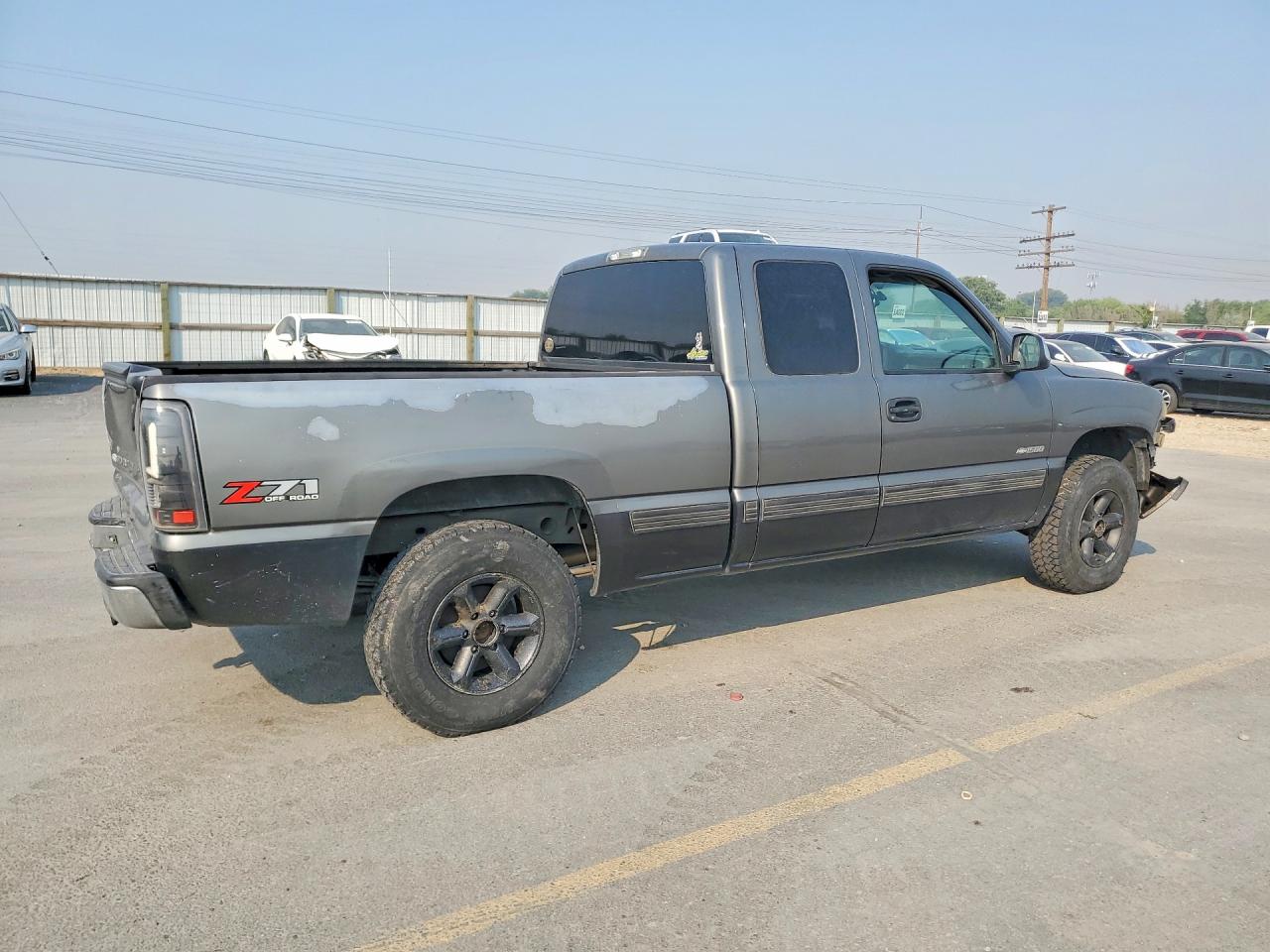 2002 Chevrolet Silverado K1500 Серый vin: 2GCEK19T821231660