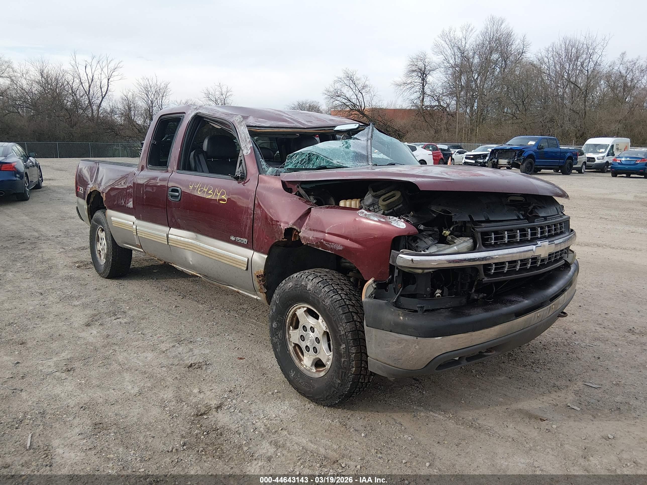 2002 Chevrolet Silverado 1500 Ls Красный vin: 2GCEK19T821334657