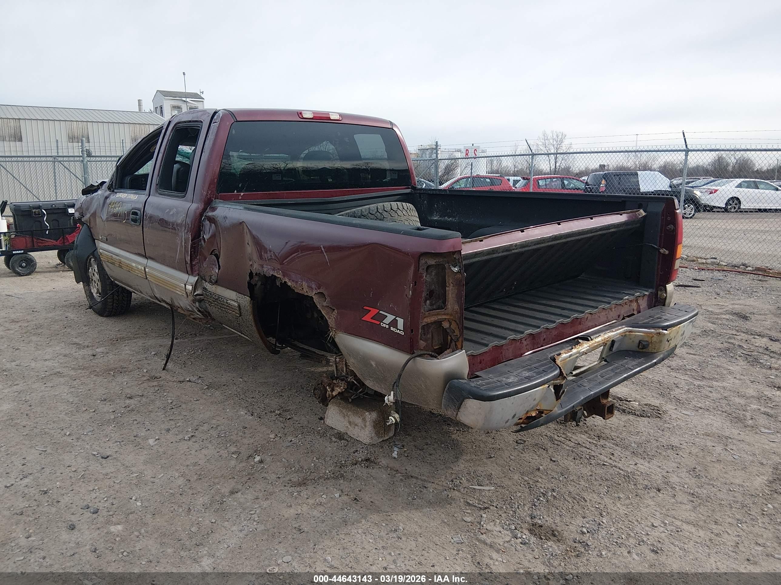 2002 Chevrolet Silverado 1500 Ls Красный vin: 2GCEK19T821334657