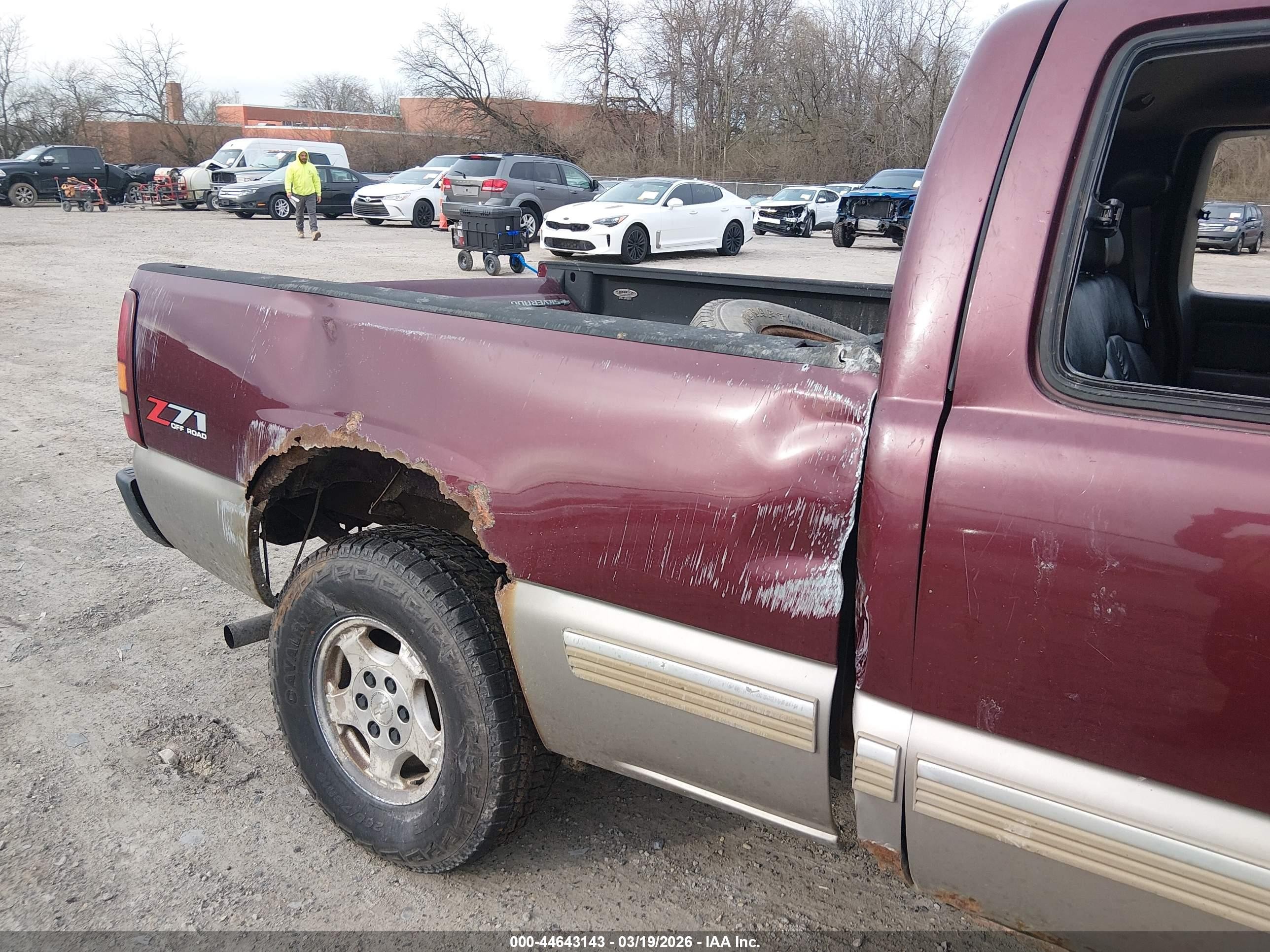 2002 Chevrolet Silverado 1500 Ls Красный vin: 2GCEK19T821334657