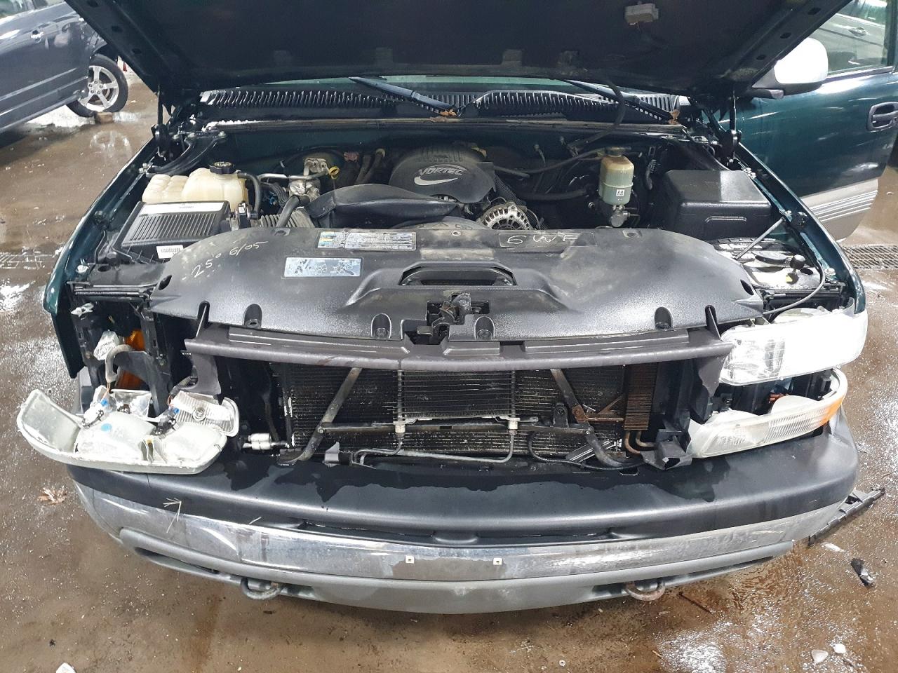 2002 Chevrolet Silverado K1500 Green vin: 2GCEK19T821411656