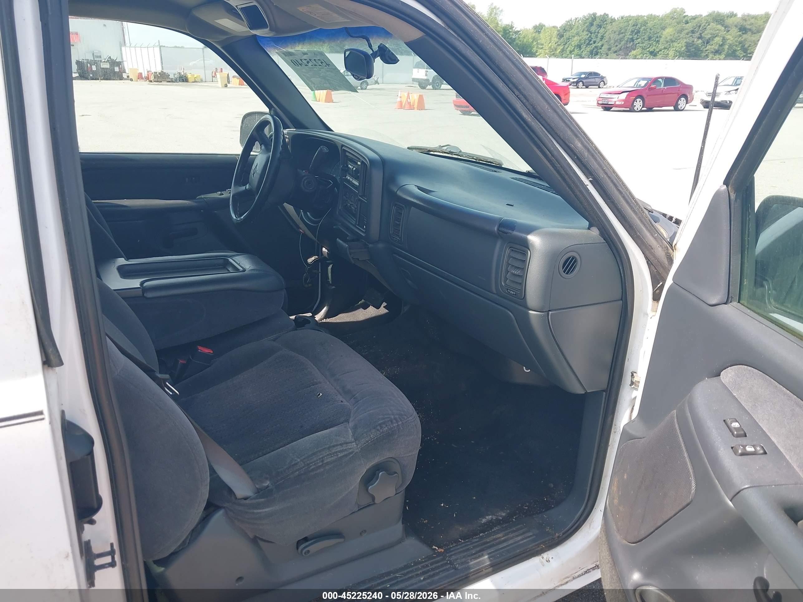 2002 Chevrolet Silverado 1500 Ls White vin: 2GCEK19T821414671