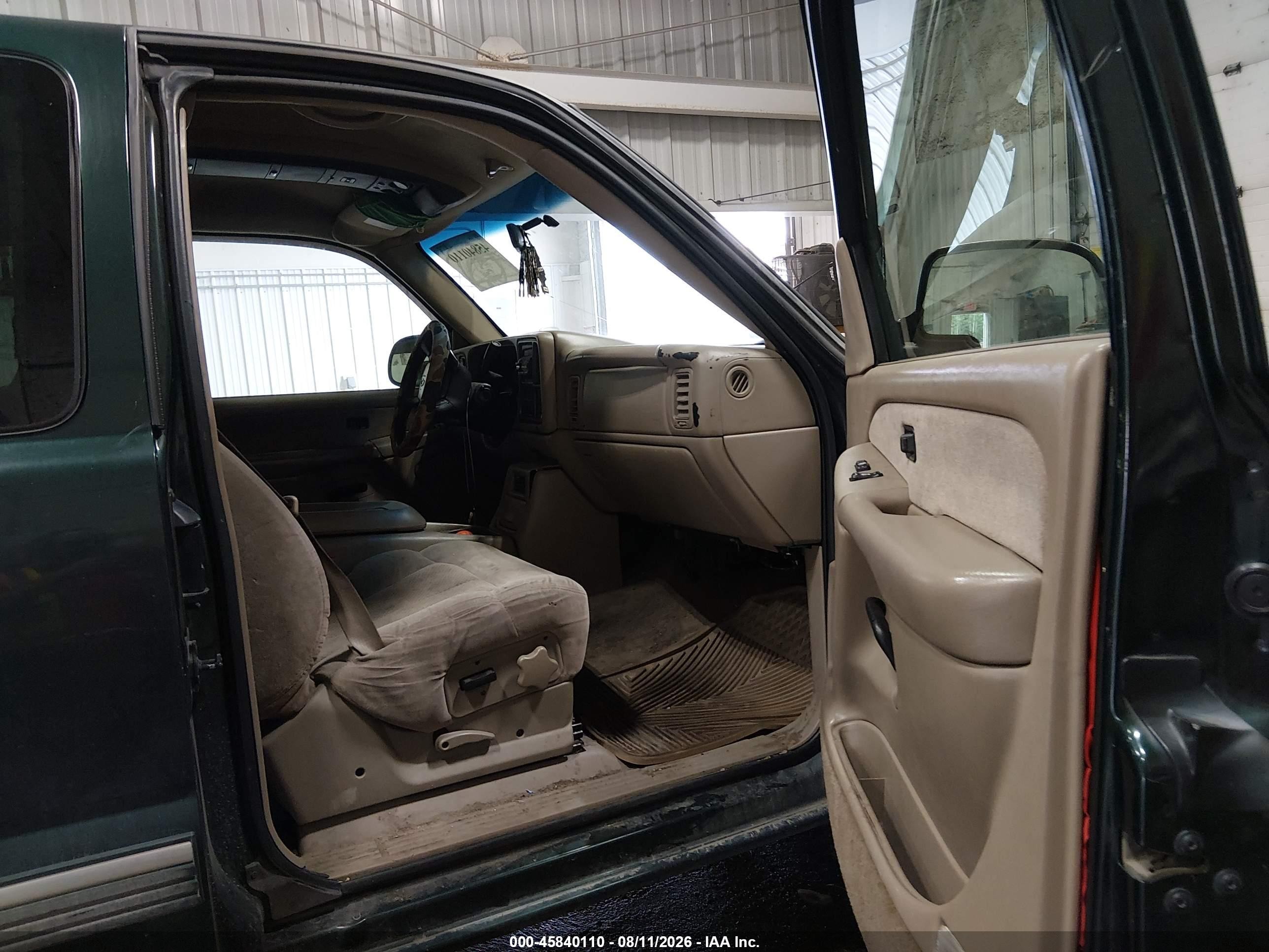 2002 Chevrolet Silverado 1500 Ls Green vin: 2GCEK19T821426352