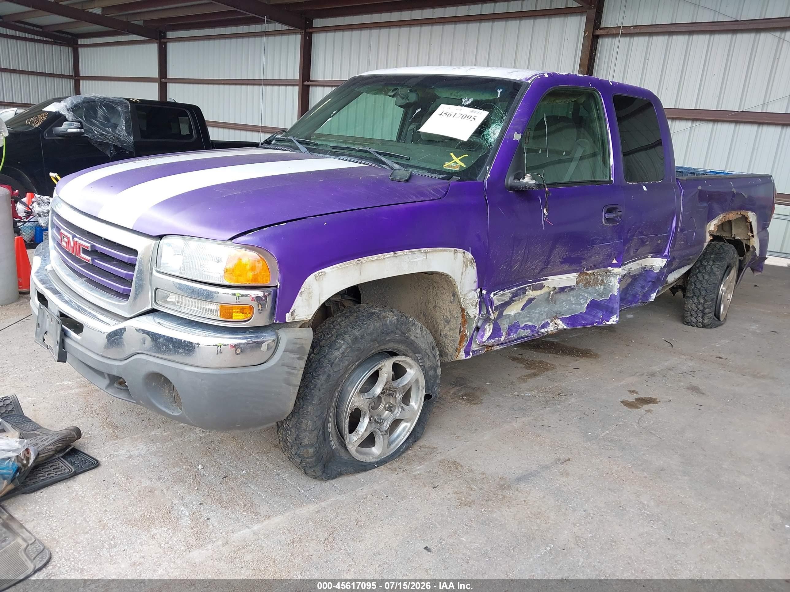 2003 Chevrolet Silverado 1500 Ls Purple vin: 2GCEK19T831133956