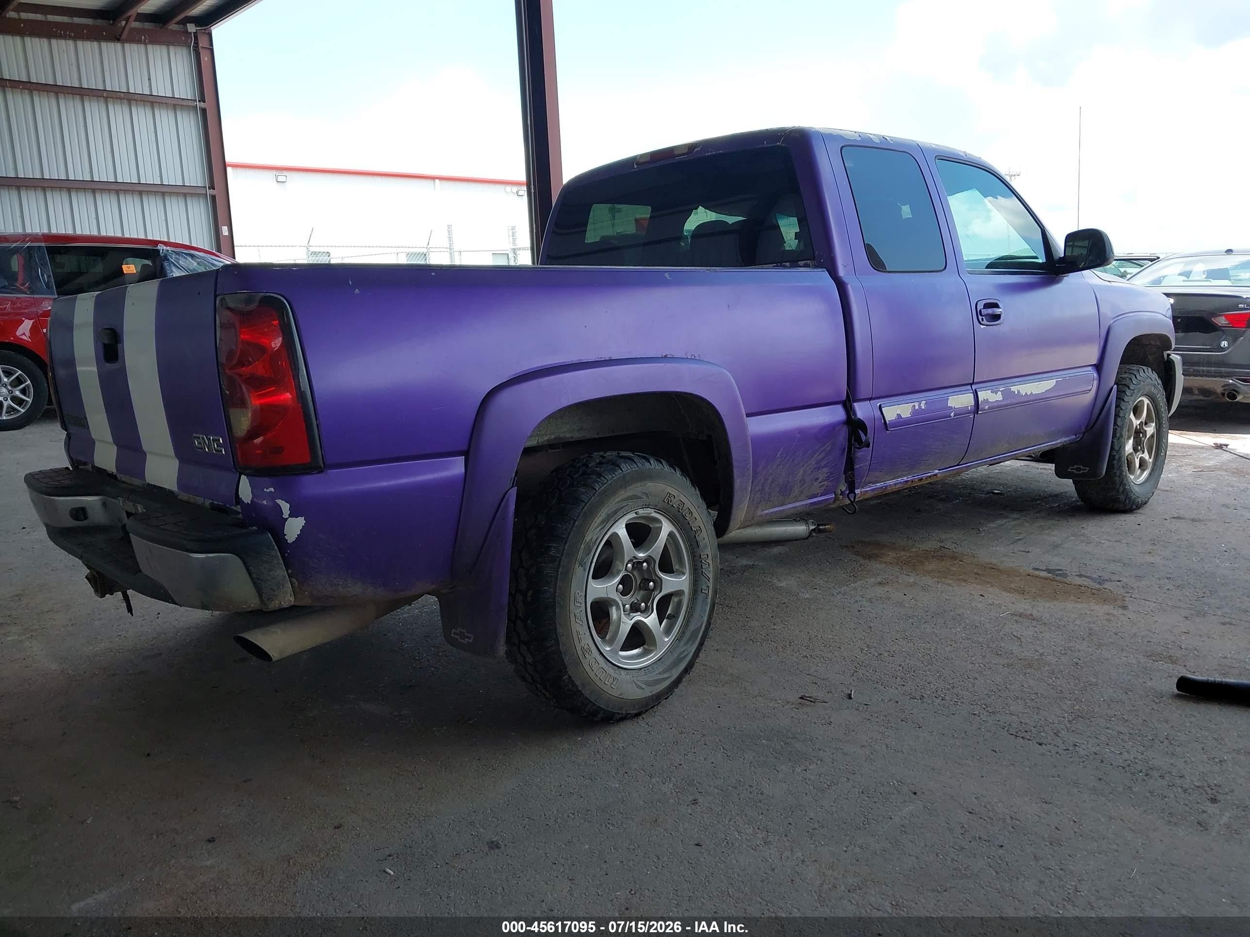 2003 Chevrolet Silverado 1500 Ls Purple vin: 2GCEK19T831133956