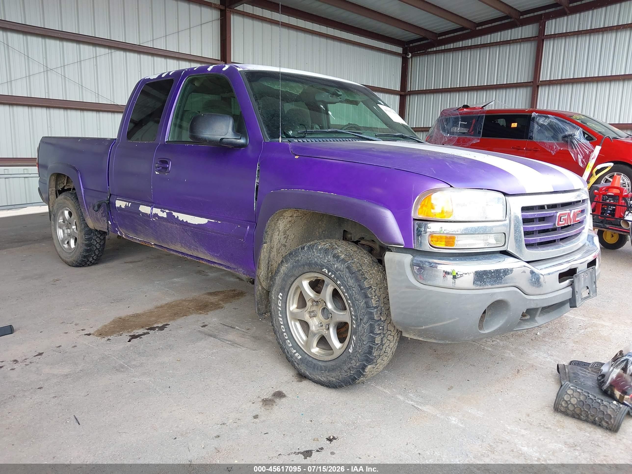 2003 Chevrolet Silverado 1500 Ls Purple vin: 2GCEK19T831133956