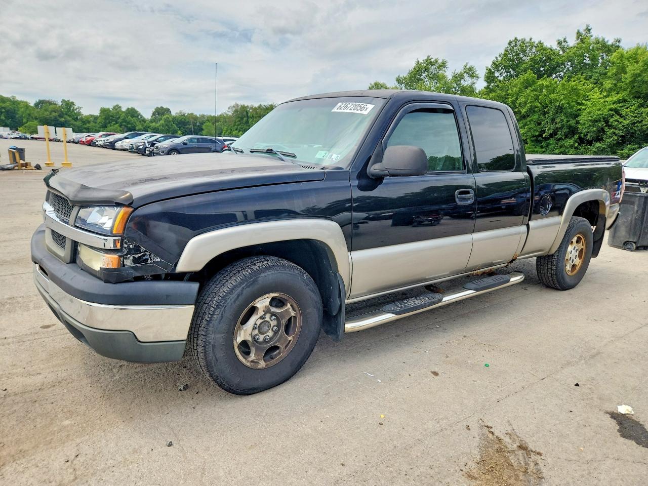 2003 Chevrolet Silverado K1500 Black vin: 2GCEK19T831299703