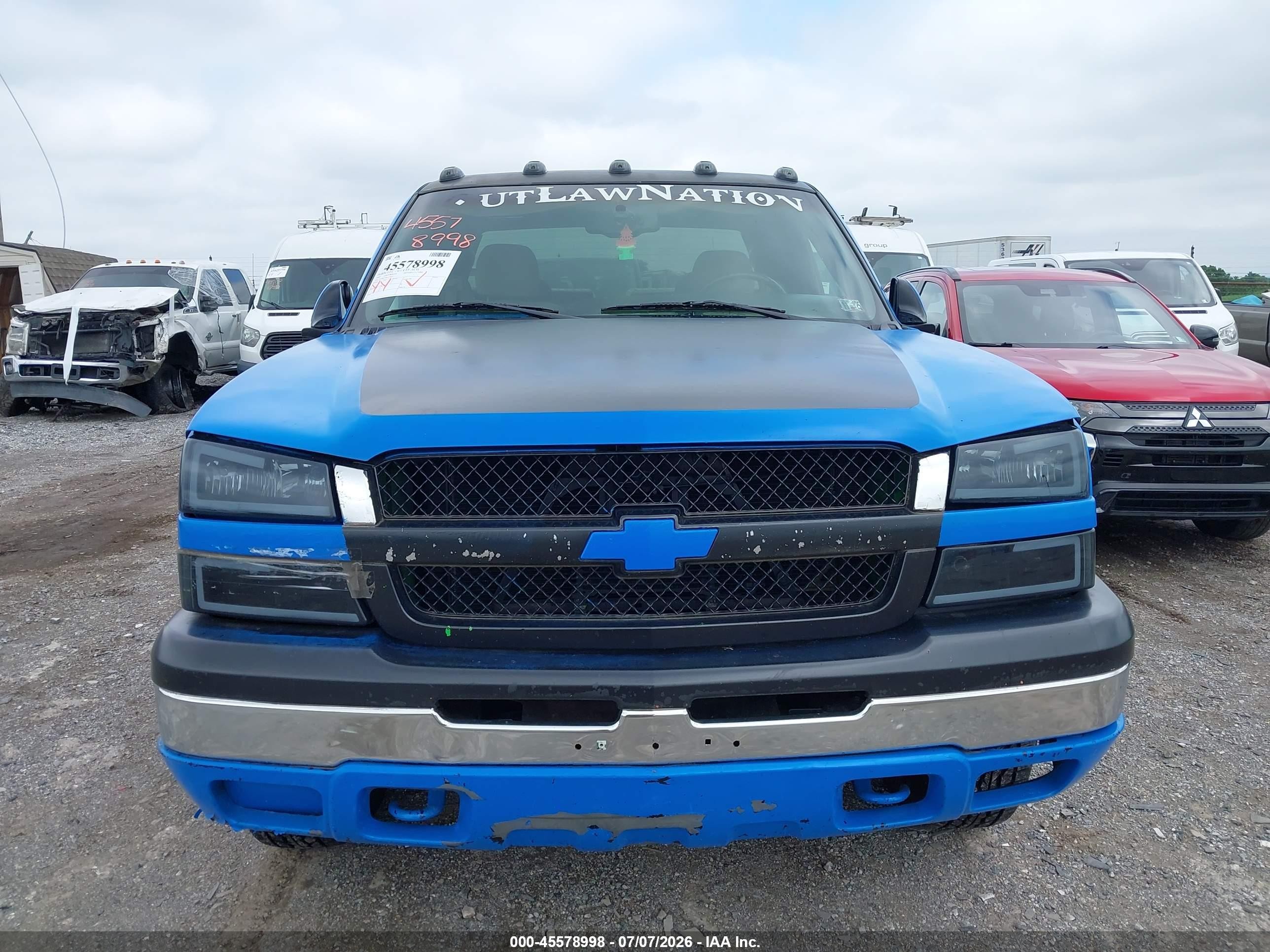 2003 Chevrolet Silverado 1500 Ls Blue vin: 2GCEK19T831374013