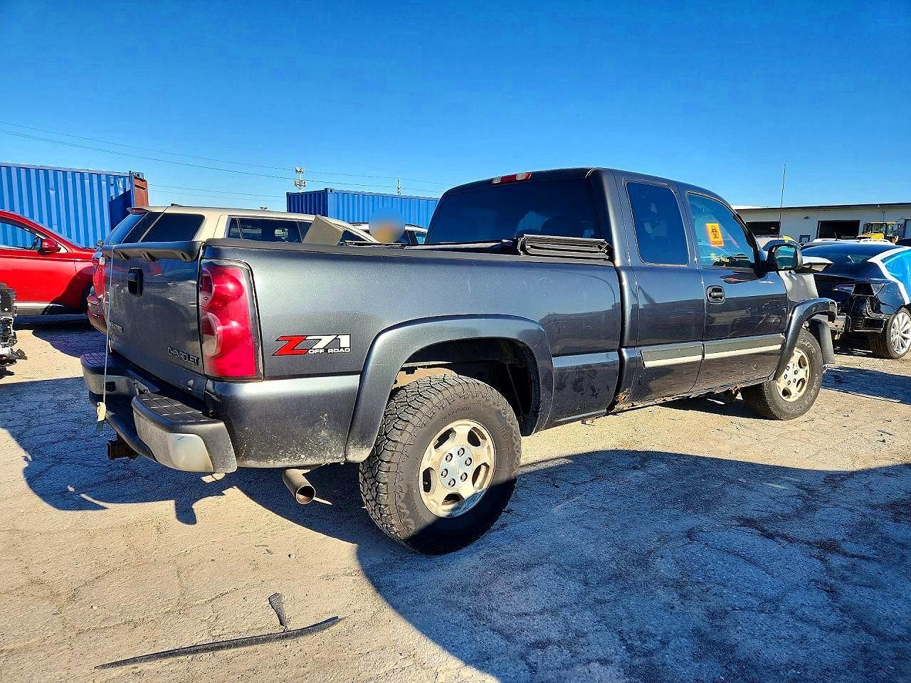 2004 Chevrolet Silverado K1500 Gray vin: 2GCEK19T841269439