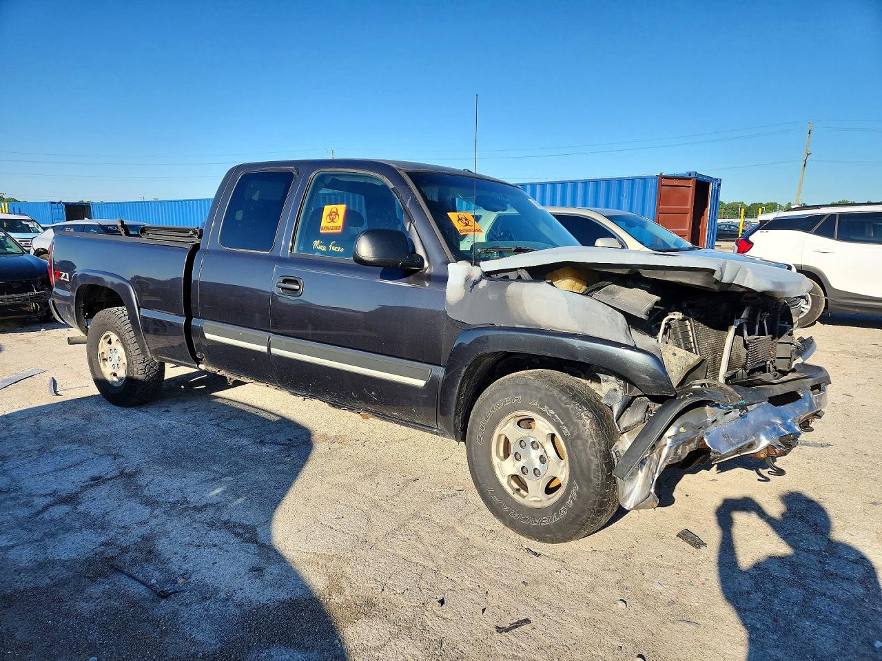 2004 Chevrolet Silverado K1500 Gray vin: 2GCEK19T841269439