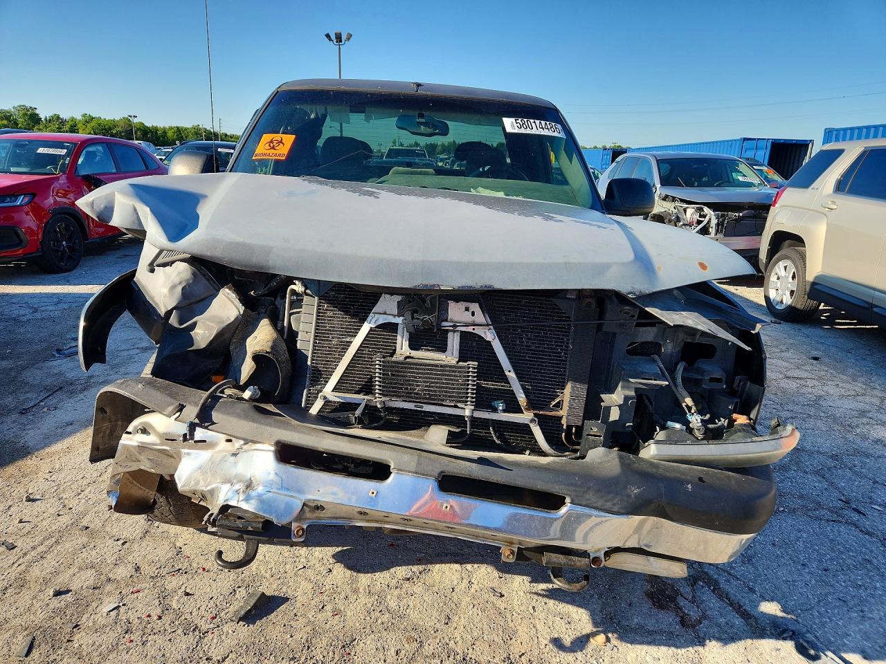 2004 Chevrolet Silverado K1500 Gray vin: 2GCEK19T841269439