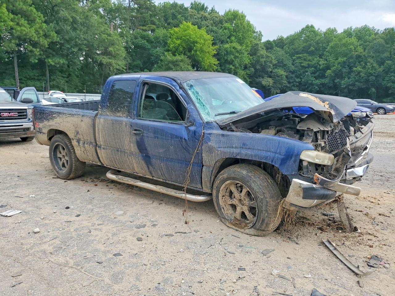 1999 Chevrolet Silverado K1500 Blue vin: 2GCEK19T8X1212856