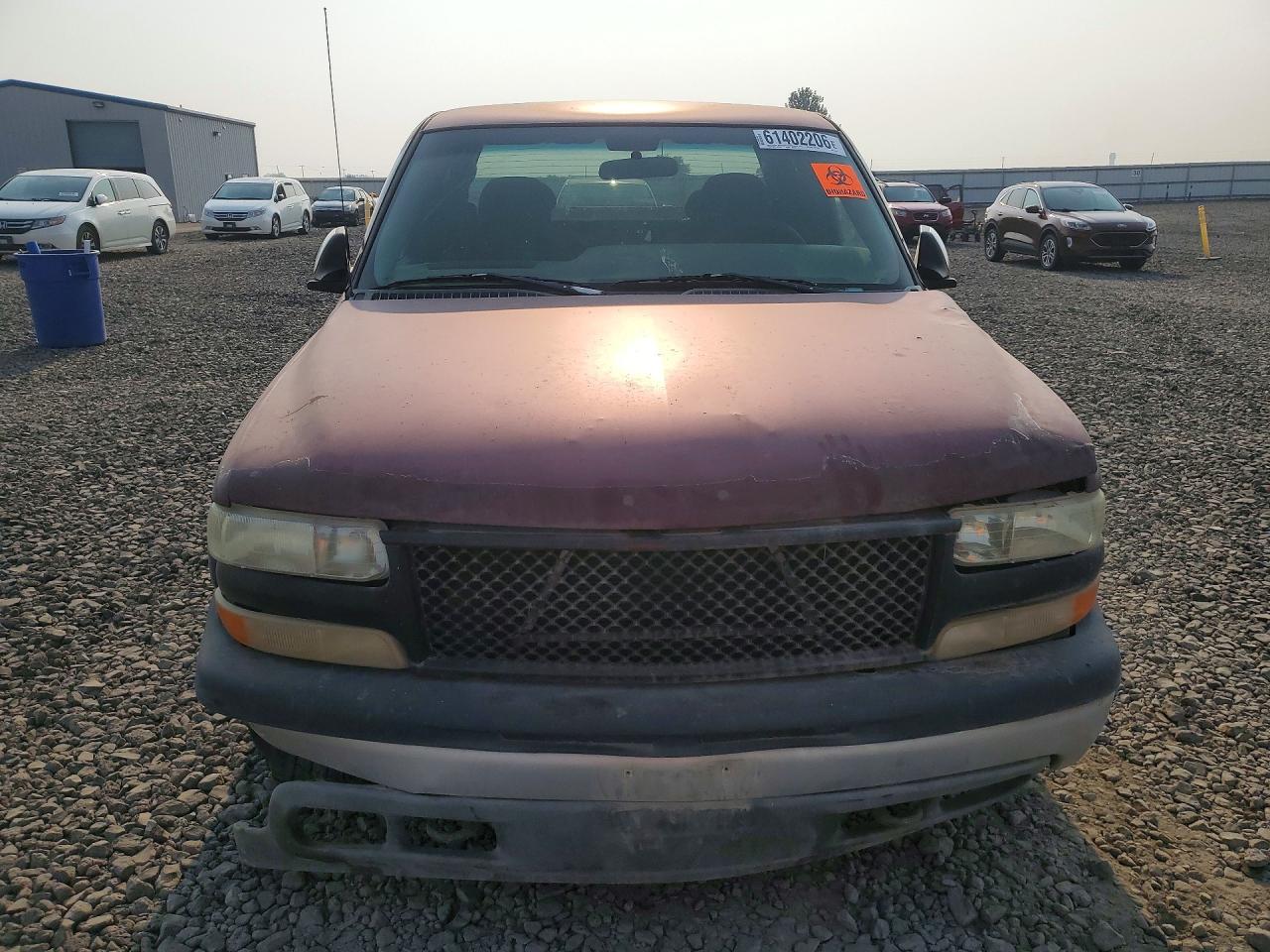 2000 Chevrolet Silverado K1500 Red vin: 2GCEK19T8Y1176569