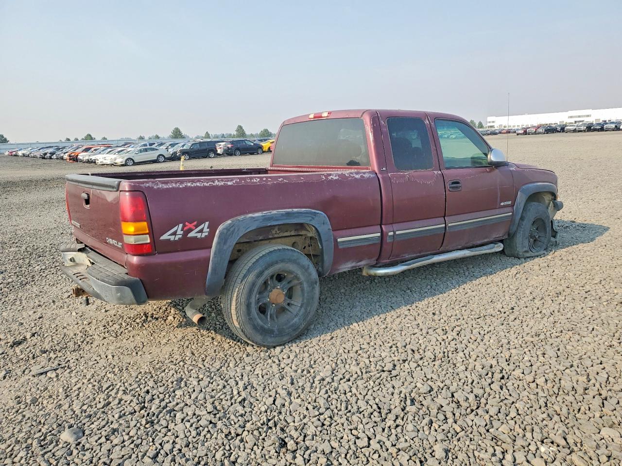 2000 Chevrolet Silverado K1500 Red vin: 2GCEK19T8Y1176569