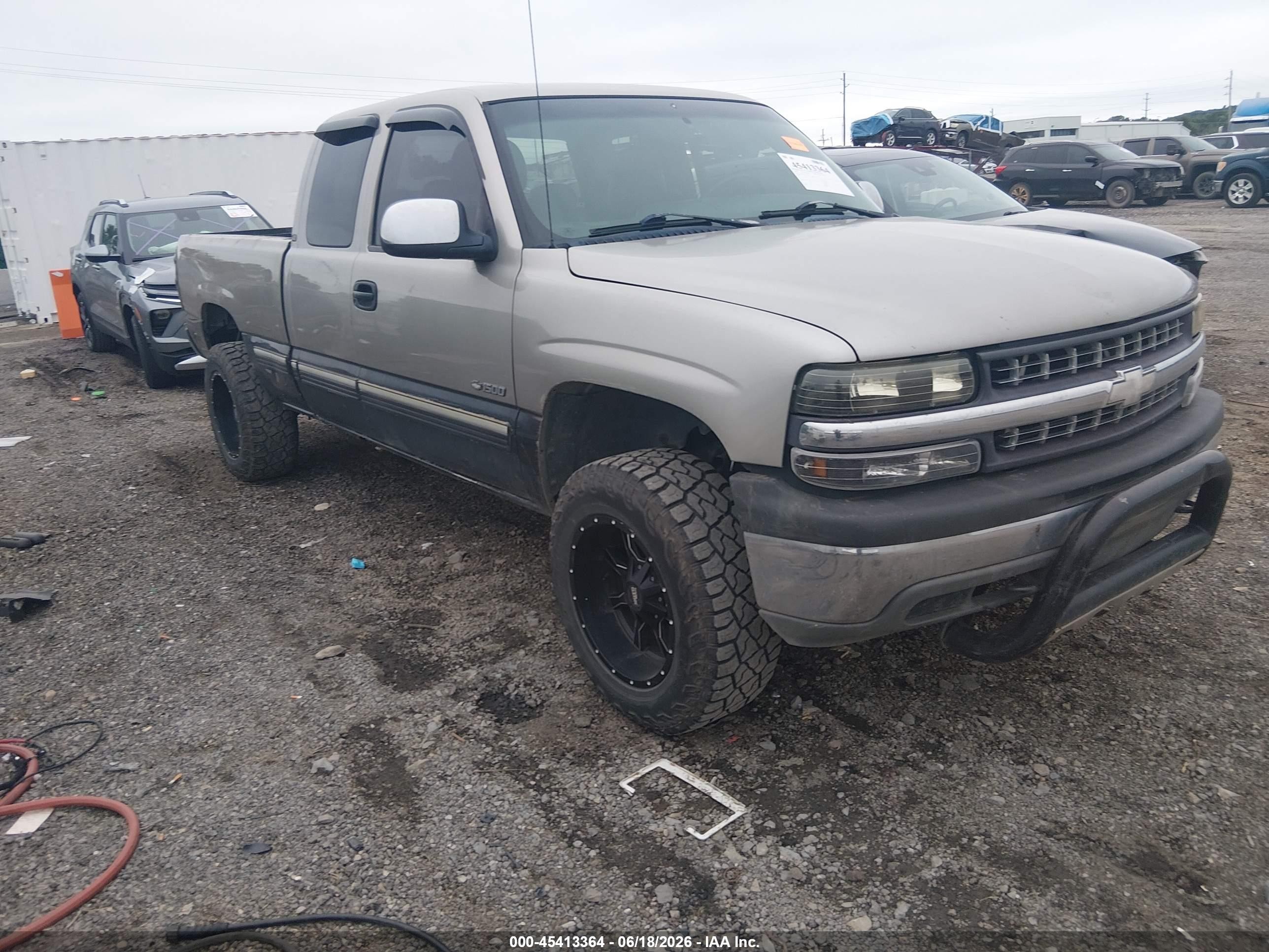 2000 Chevrolet Silverado 1500 Lt Gray vin: 2GCEK19T8Y1207884