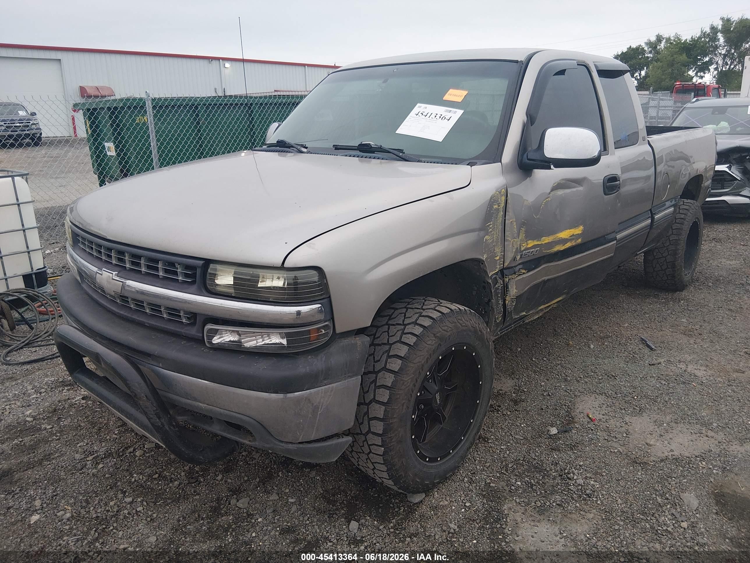 2000 Chevrolet Silverado 1500 Lt Gray vin: 2GCEK19T8Y1207884
