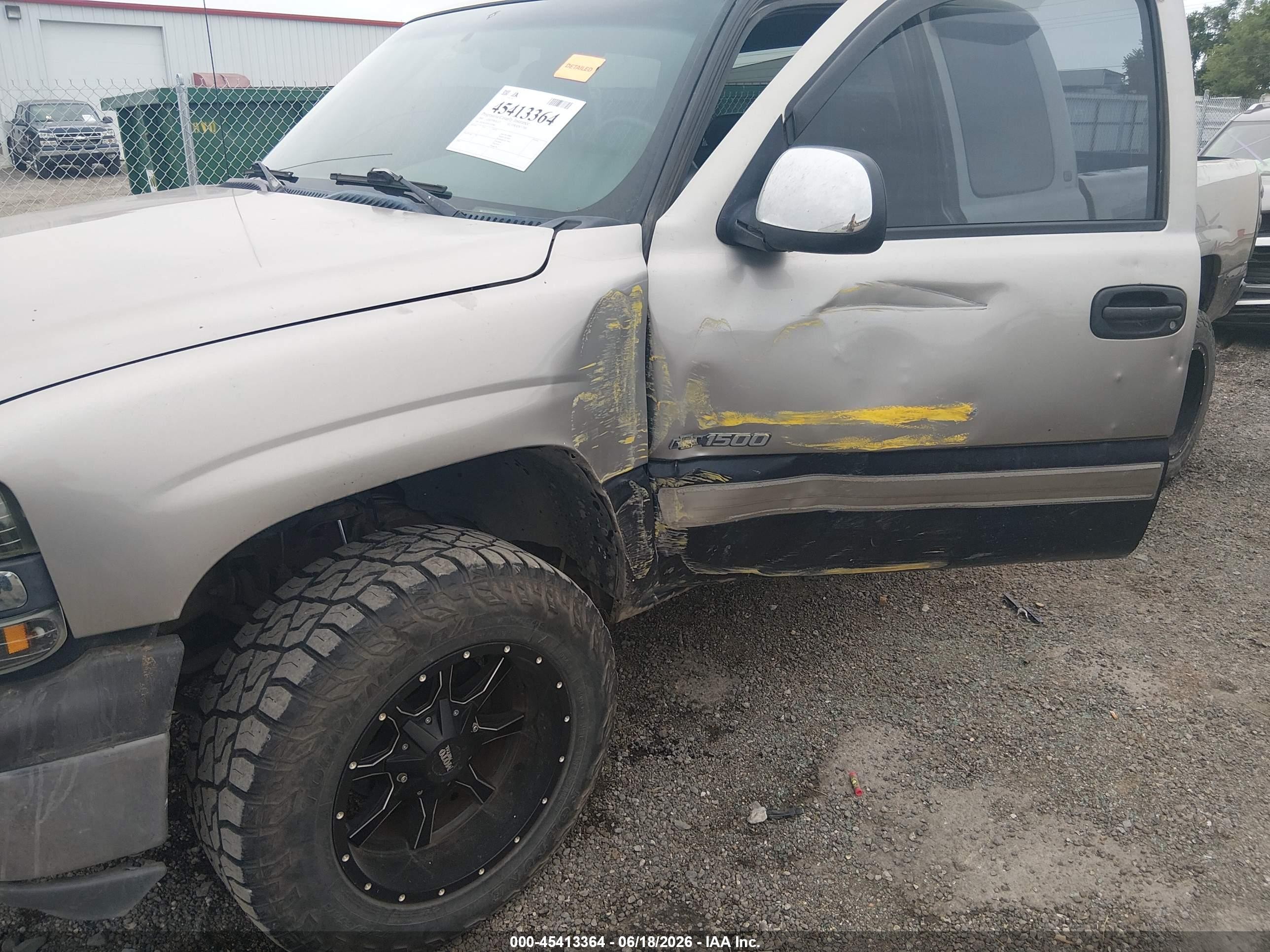 2000 Chevrolet Silverado 1500 Lt Gray vin: 2GCEK19T8Y1207884