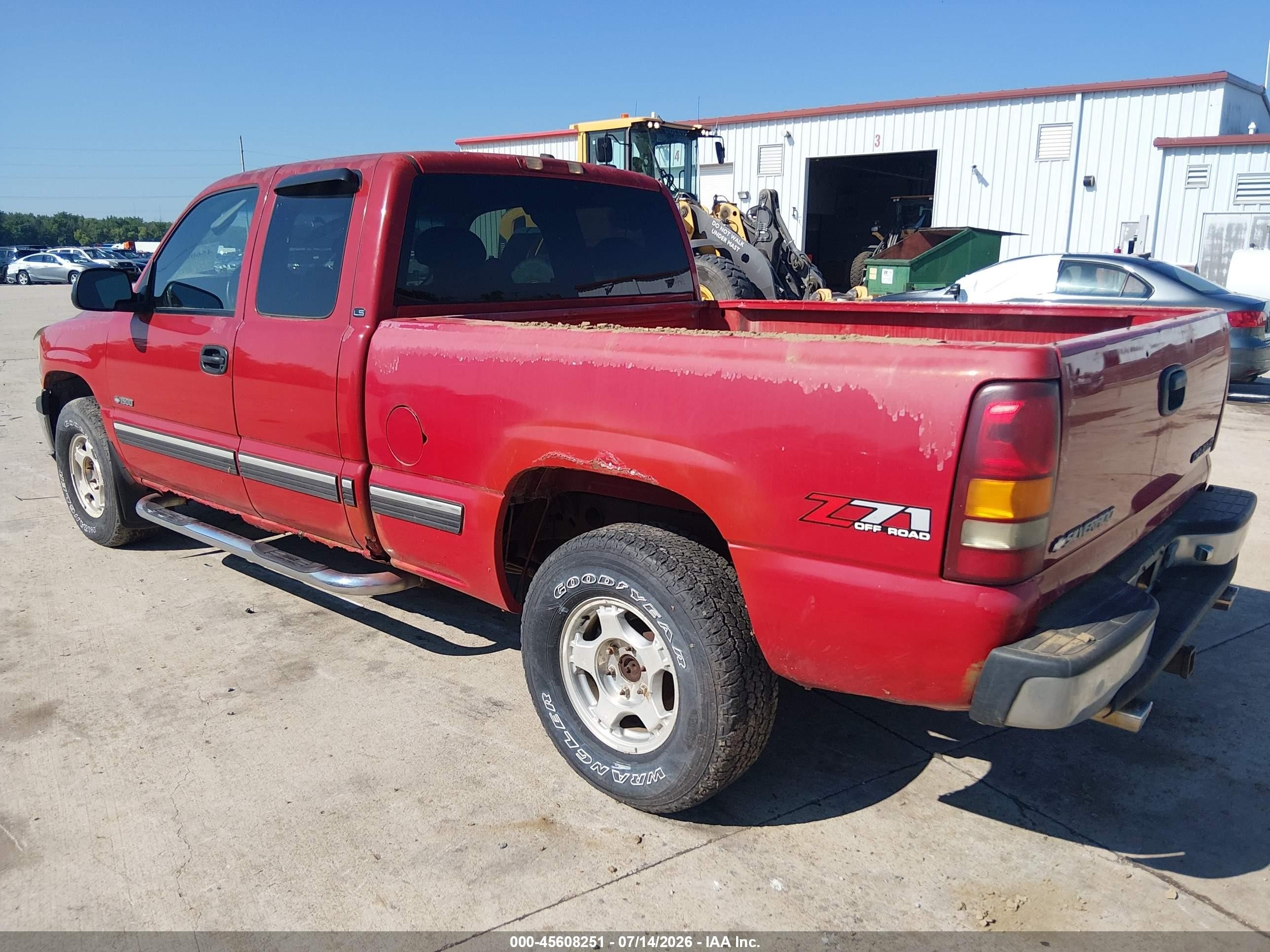 2001 Chevrolet Silverado 1500 Ls Красный vin: 2GCEK19T911286732