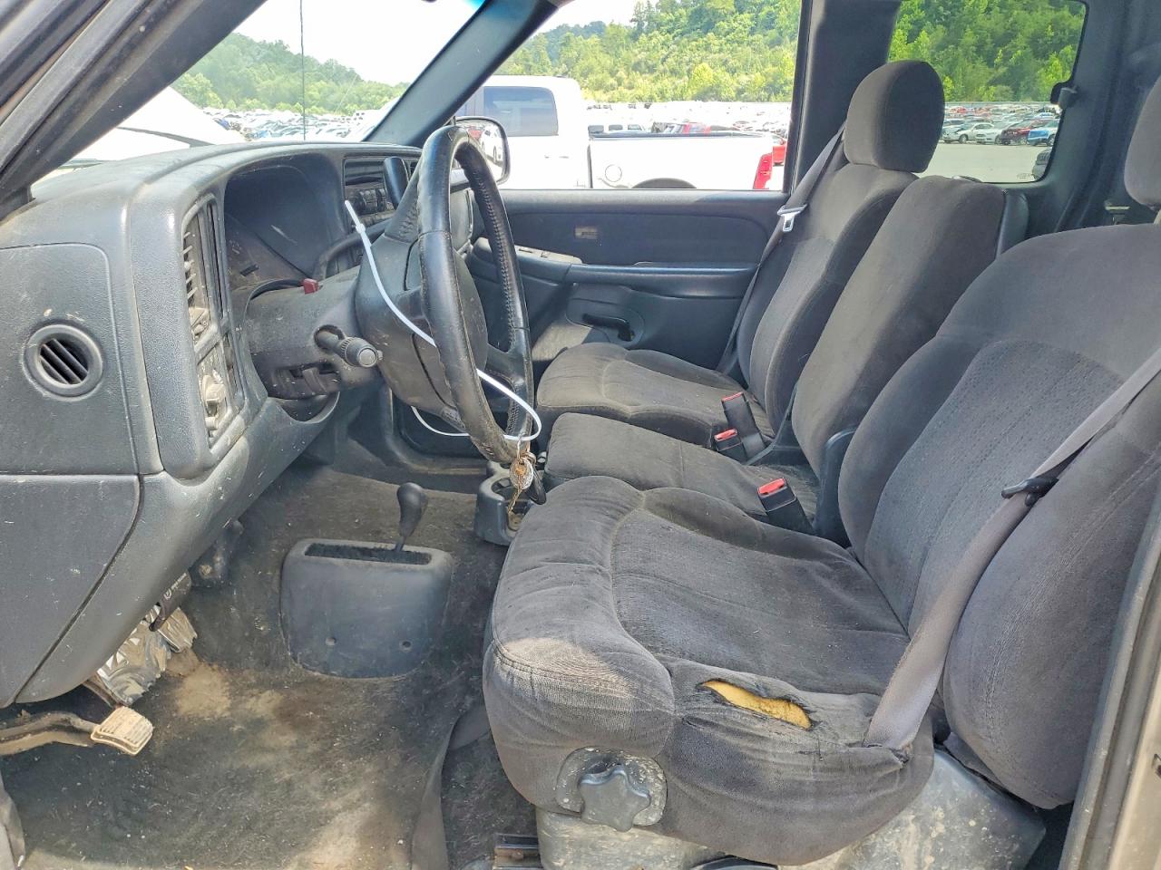 2002 Chevrolet Silverado K1500 Gray vin: 2GCEK19T921181142