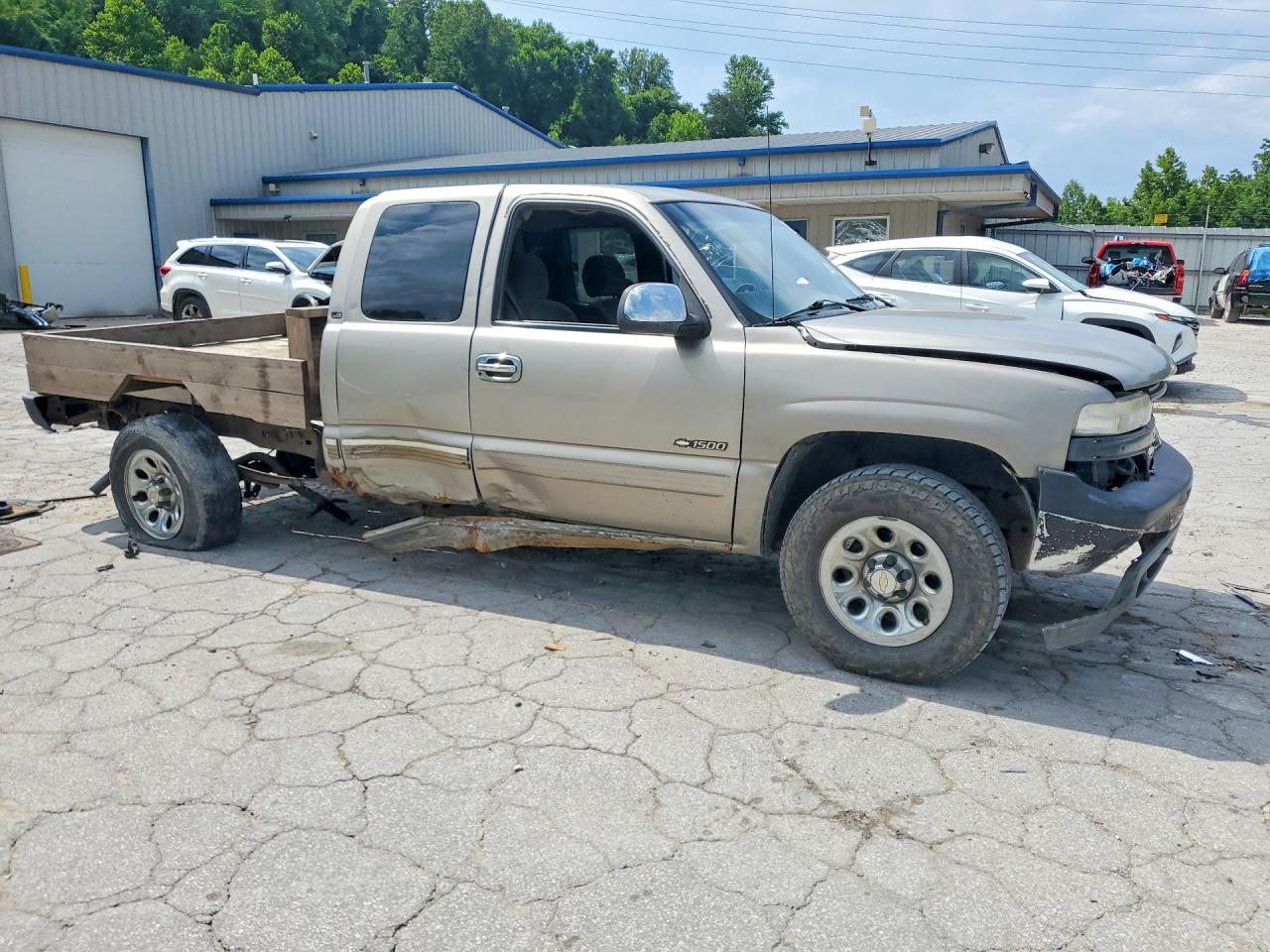 2002 Chevrolet Silverado K1500 Gray vin: 2GCEK19T921181142