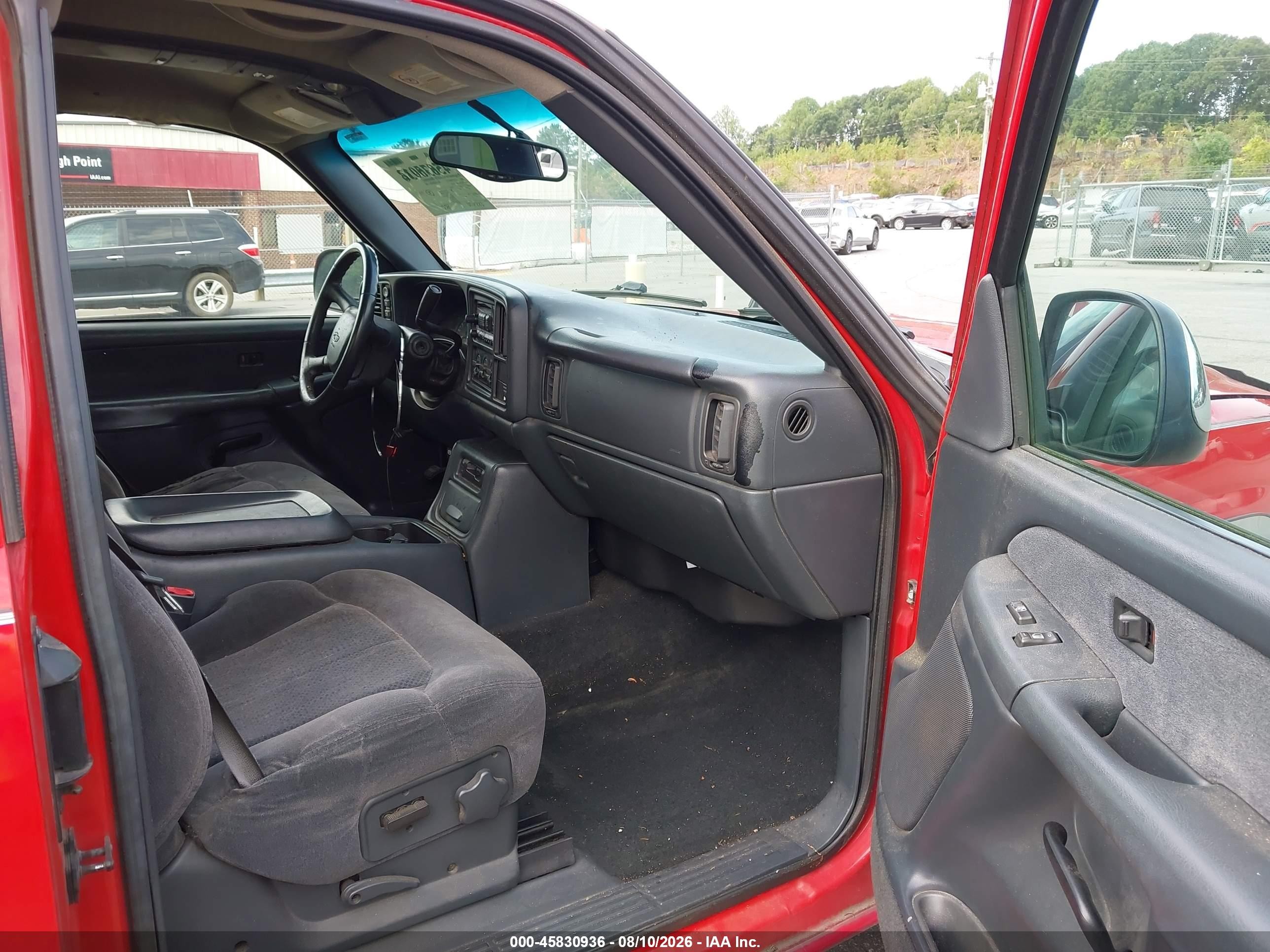 2002 Chevrolet Silverado 1500 Ls Red vin: 2GCEK19T921291656