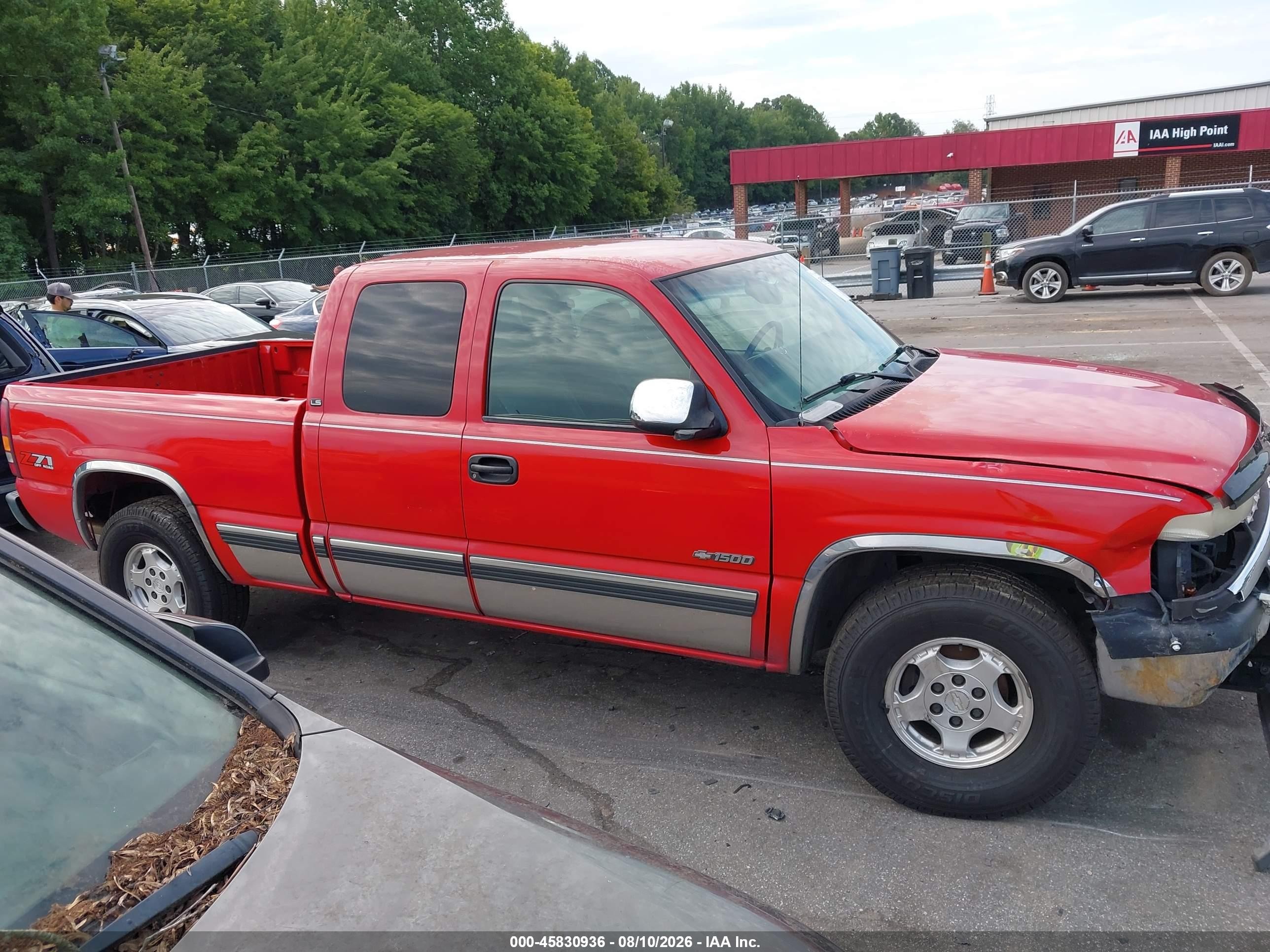 2002 Chevrolet Silverado 1500 Ls Red vin: 2GCEK19T921291656