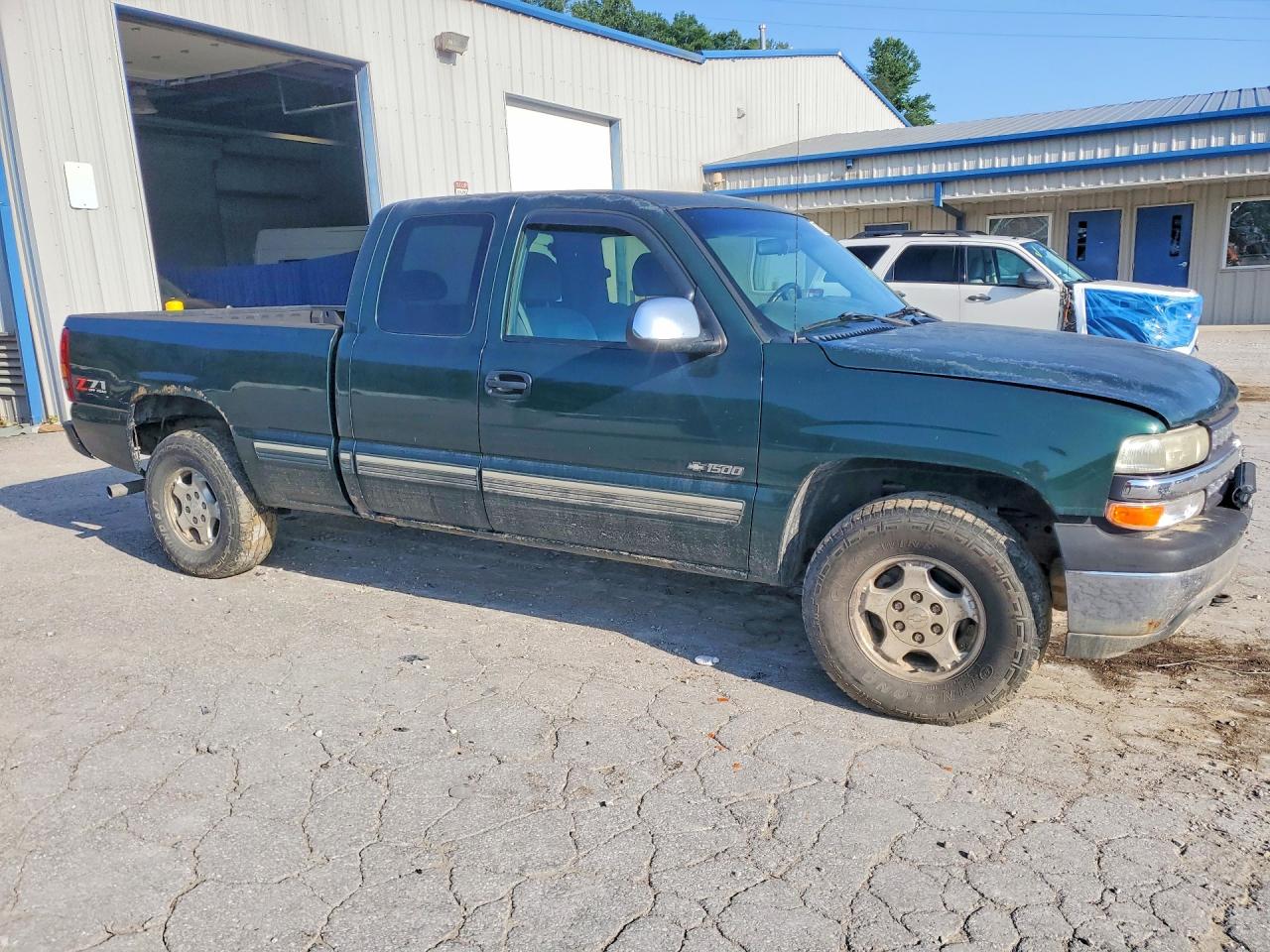 2002 Chevrolet Silverado K1500 Green vin: 2GCEK19T921348485