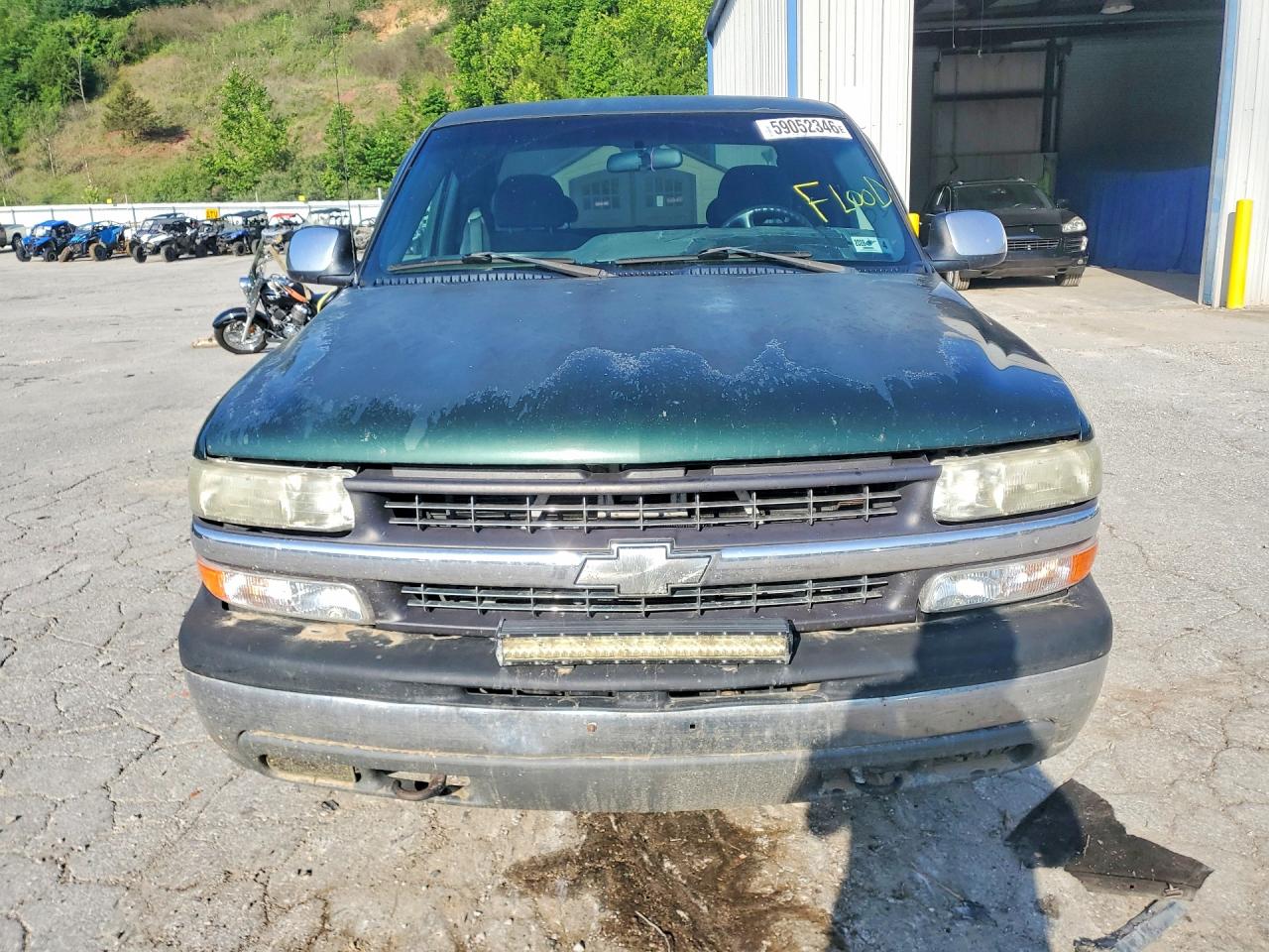 2002 Chevrolet Silverado K1500 Green vin: 2GCEK19T921348485