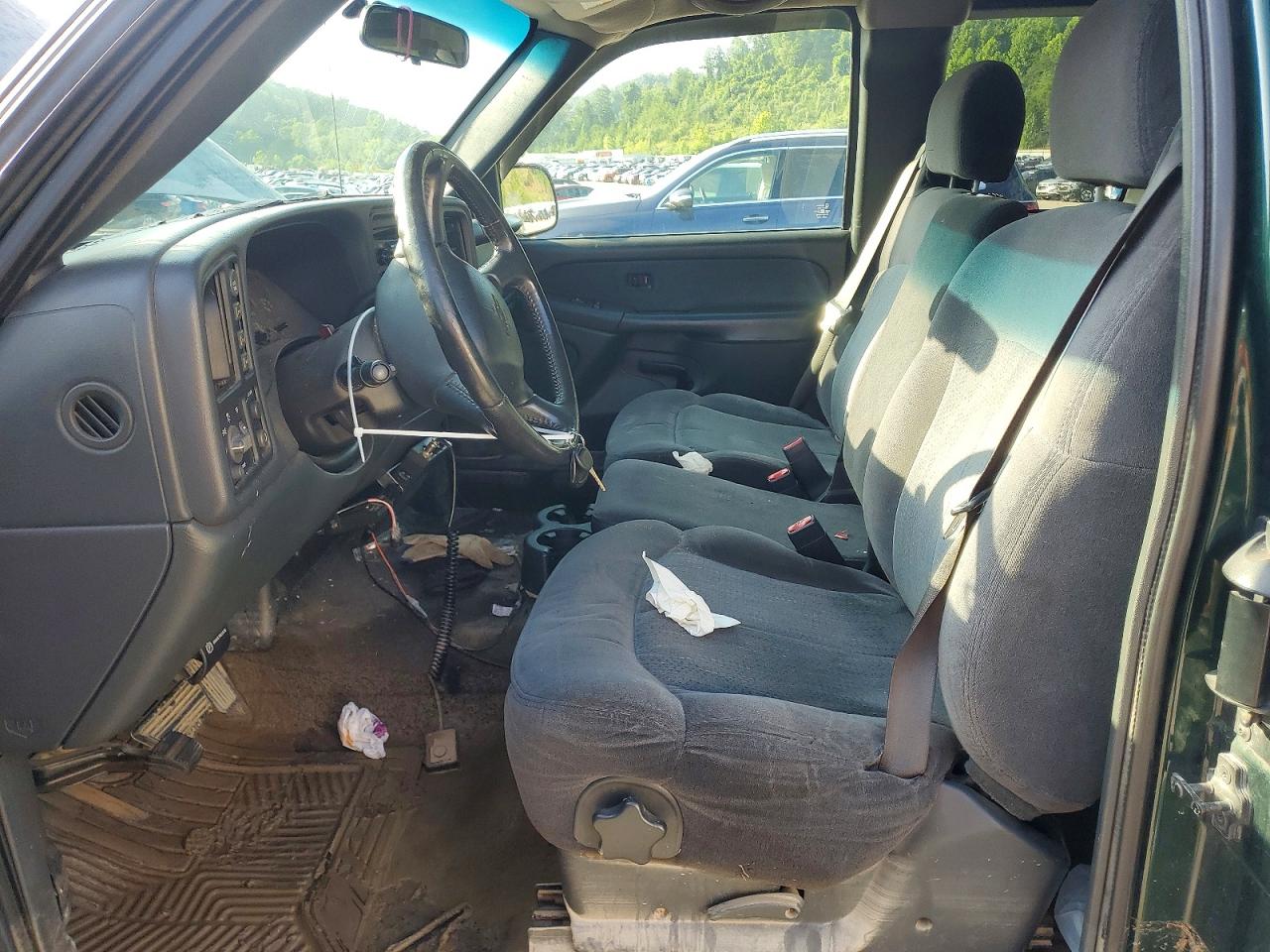 2002 Chevrolet Silverado K1500 Green vin: 2GCEK19T921348485