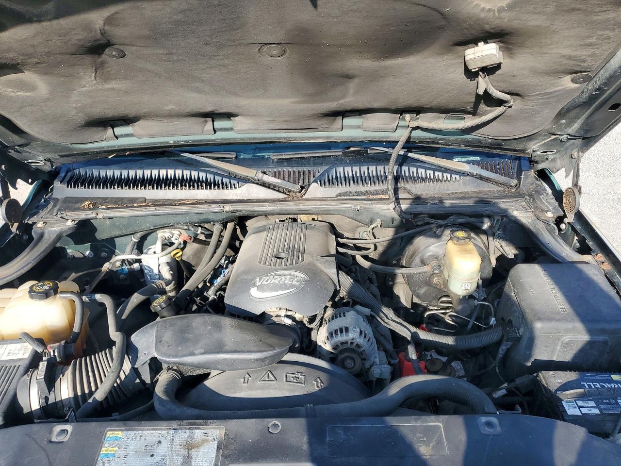 2002 Chevrolet Silverado K1500 Green vin: 2GCEK19T921348485