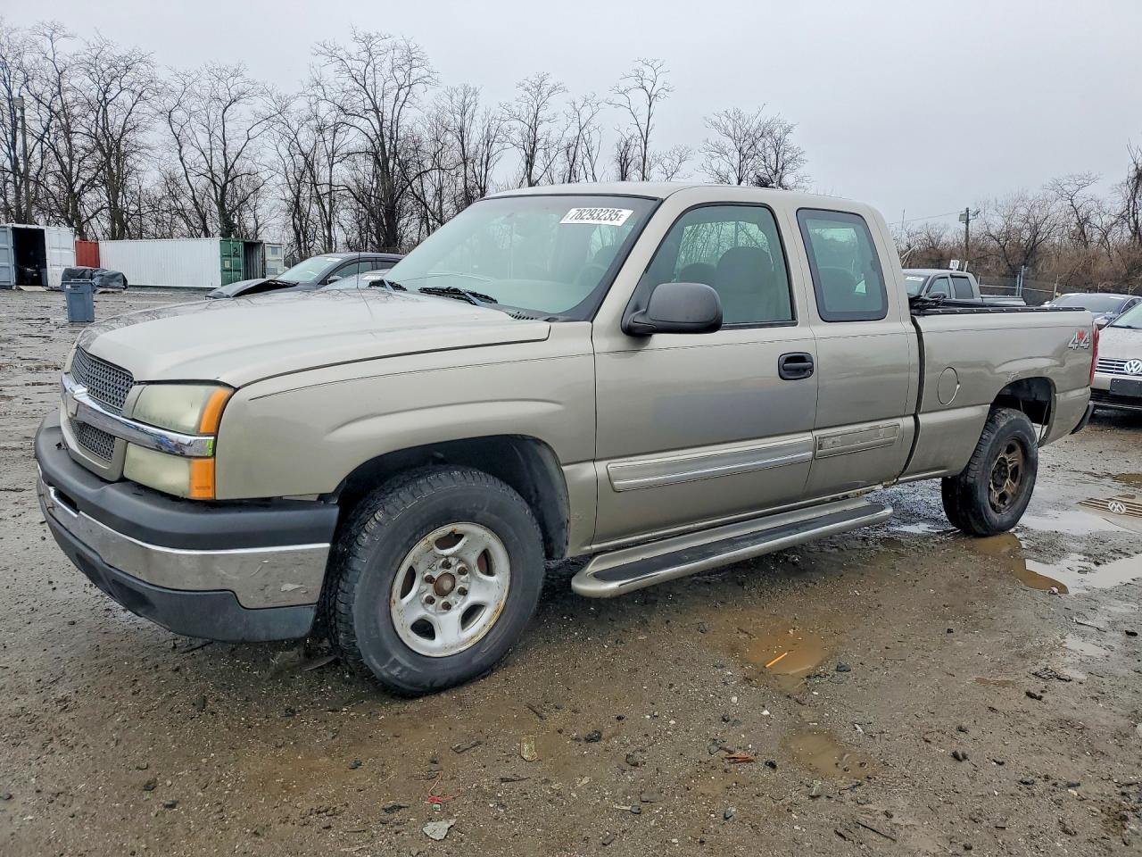 2003 Chevrolet Silverado K1500 Silver vin: 2GCEK19T931115532