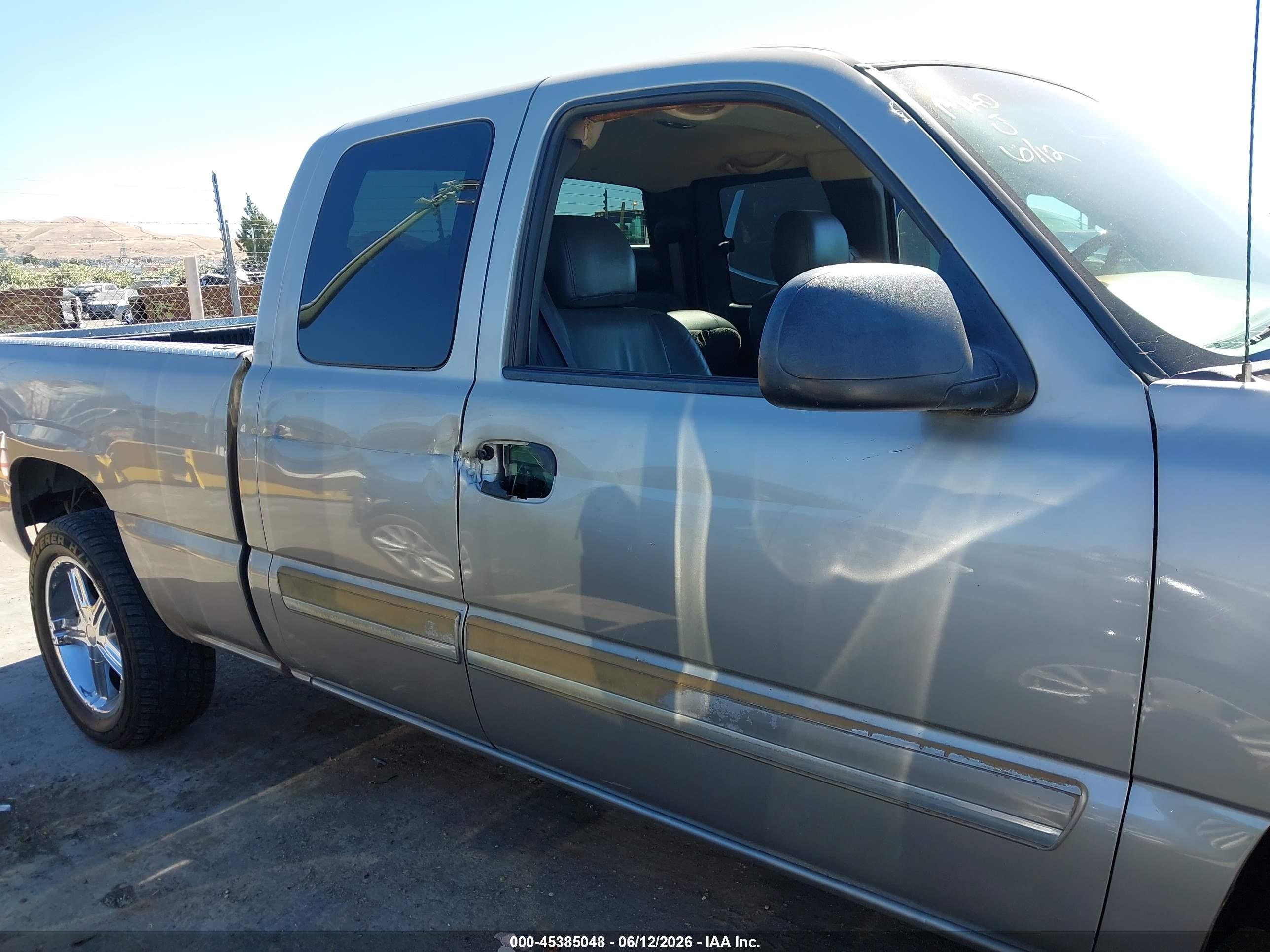 2003 Chevrolet Silverado 1500 Ls Gray vin: 2GCEK19T931140589