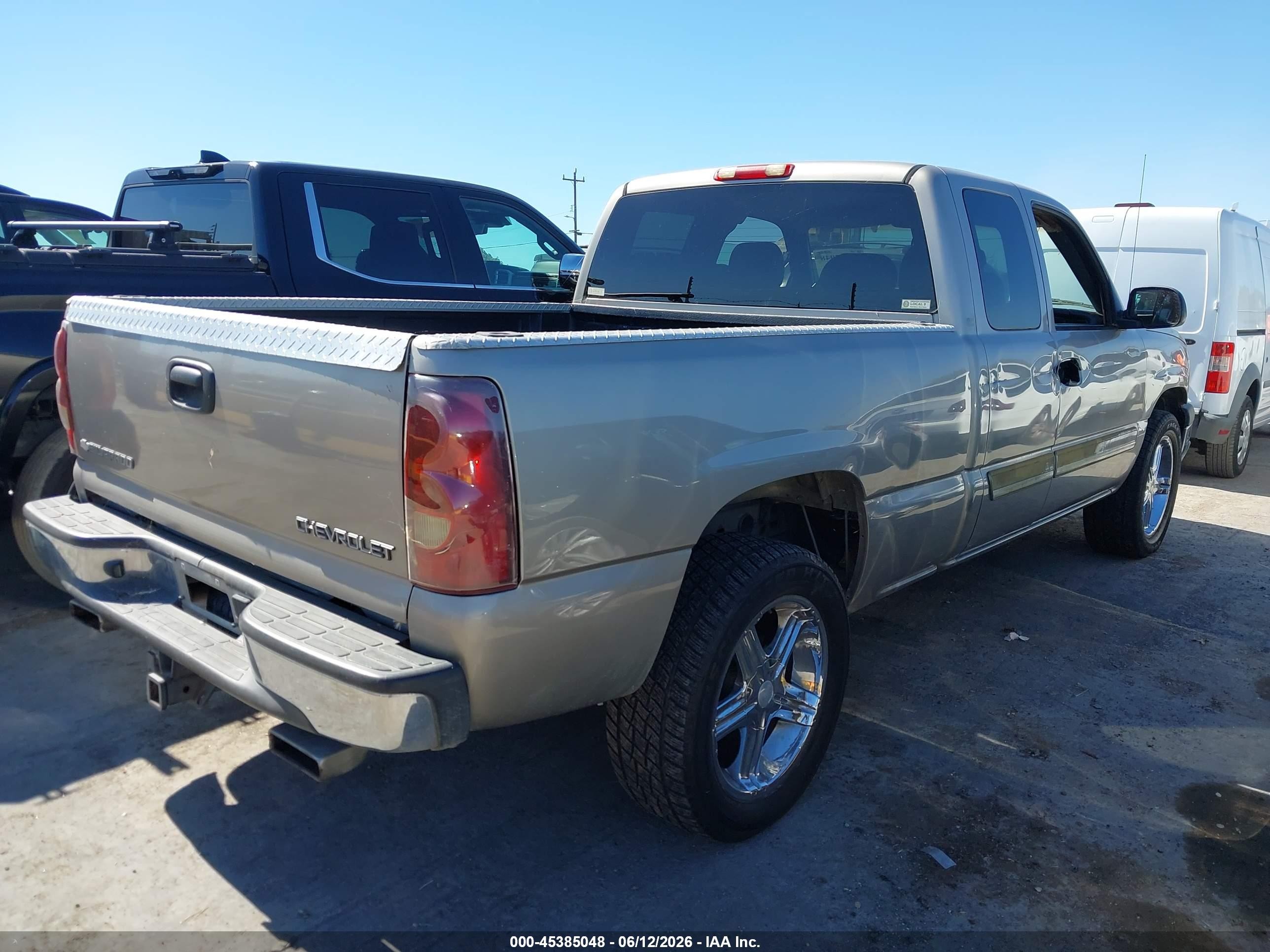 2003 Chevrolet Silverado 1500 Ls Gray vin: 2GCEK19T931140589