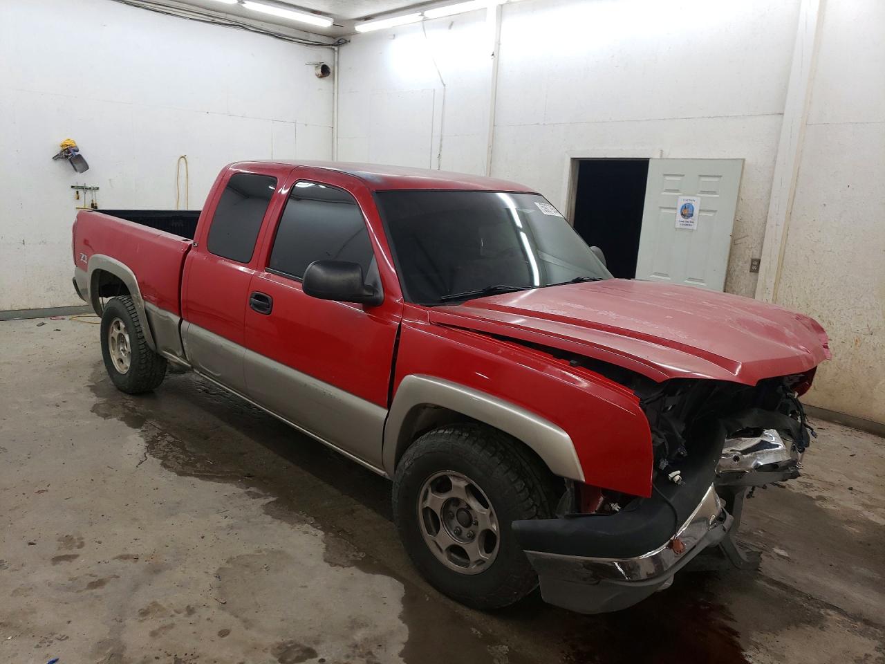 2003 Chevrolet Silverado K1500 Red vin: 2GCEK19T931329758