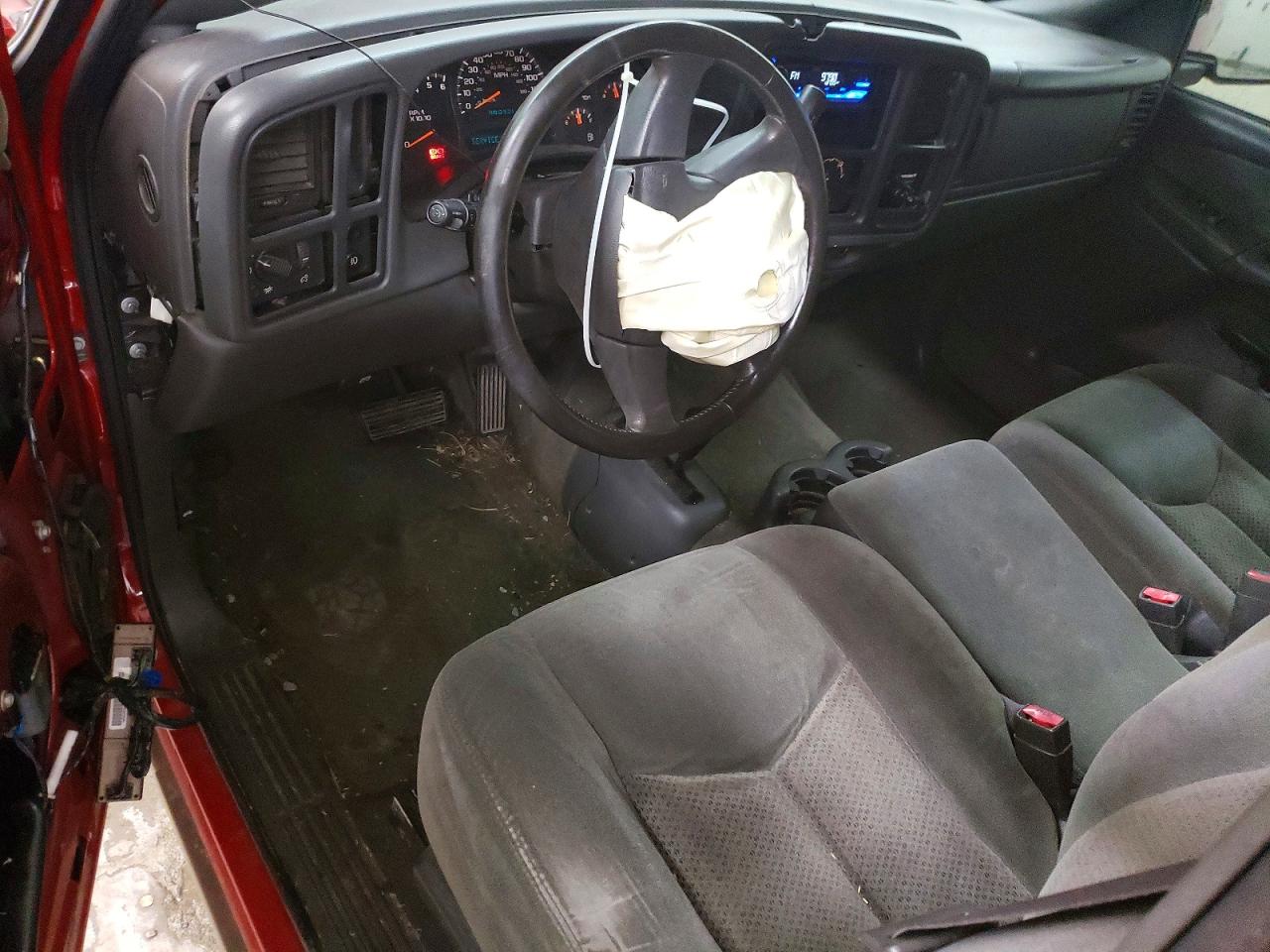 2003 Chevrolet Silverado K1500 Red vin: 2GCEK19T931329758