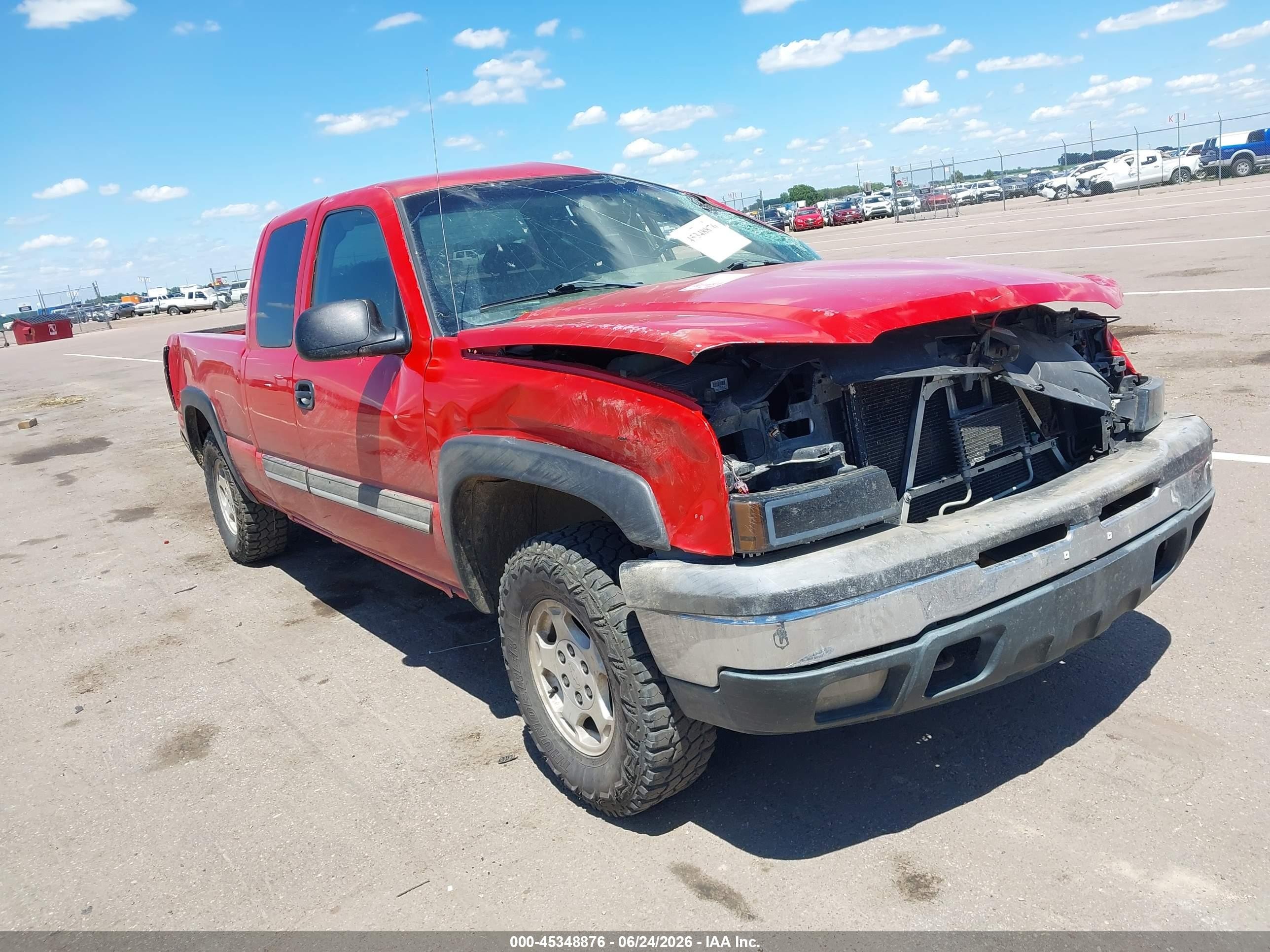 2003 Chevrolet Silverado 1500 Ls Красный vin: 2GCEK19T931381696