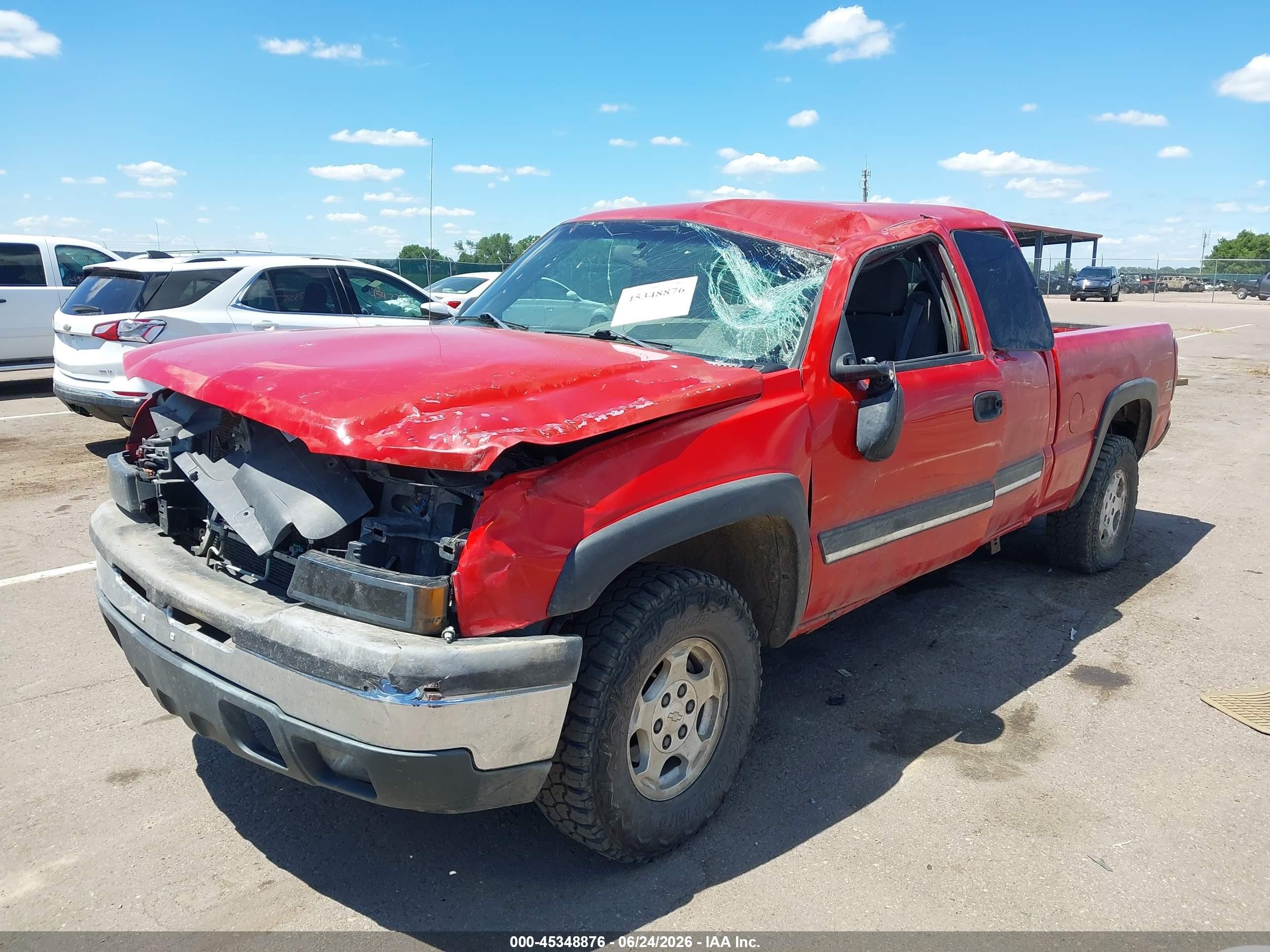 2003 Chevrolet Silverado 1500 Ls Красный vin: 2GCEK19T931381696
