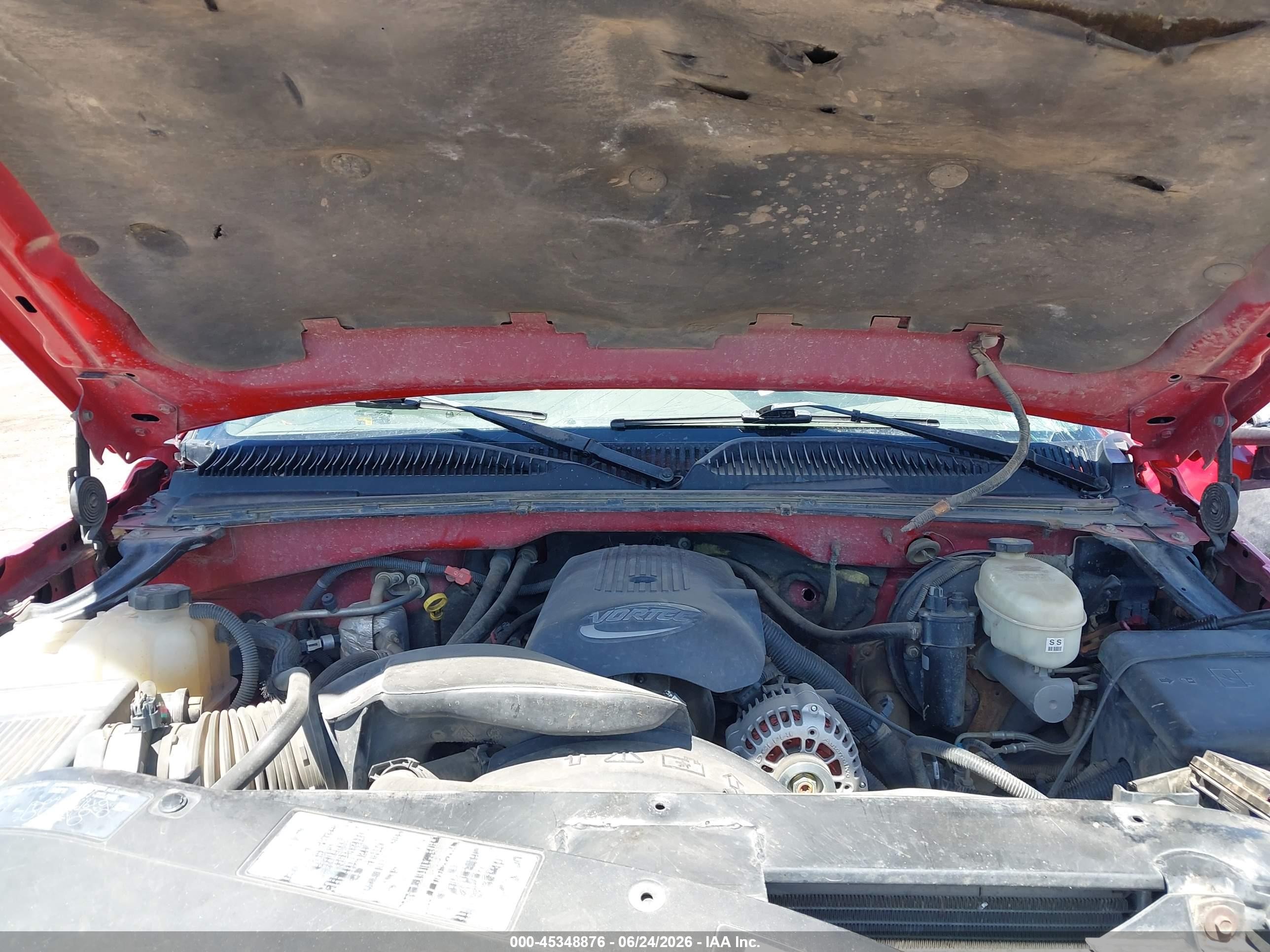 2003 Chevrolet Silverado 1500 Ls Красный vin: 2GCEK19T931381696