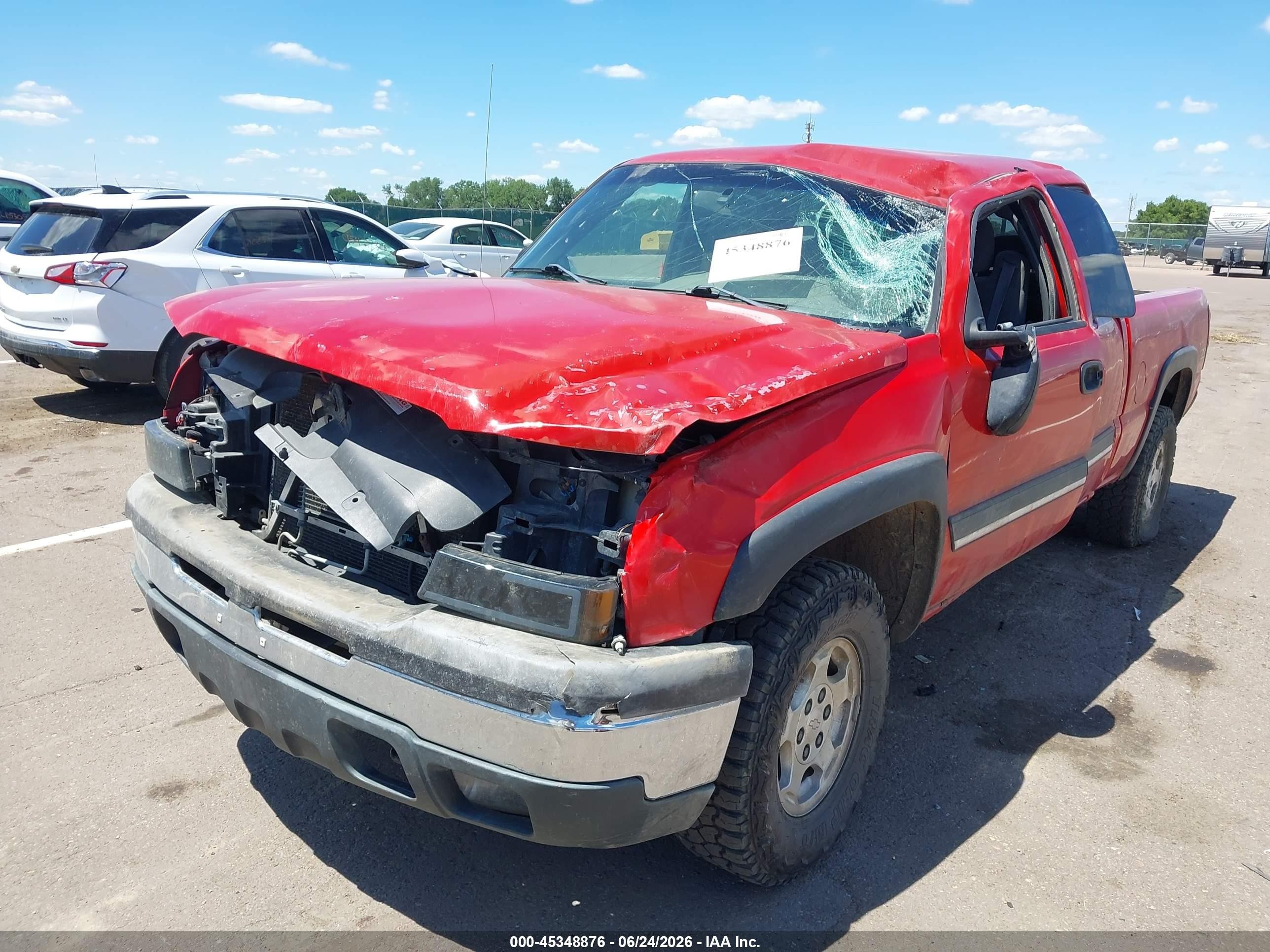 2003 Chevrolet Silverado 1500 Ls Красный vin: 2GCEK19T931381696